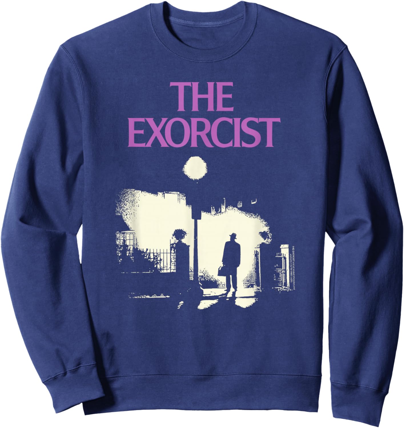 Classic Silhouette Movie Poster Horror Movie Sweatshirt - Sweatshirt | Navy