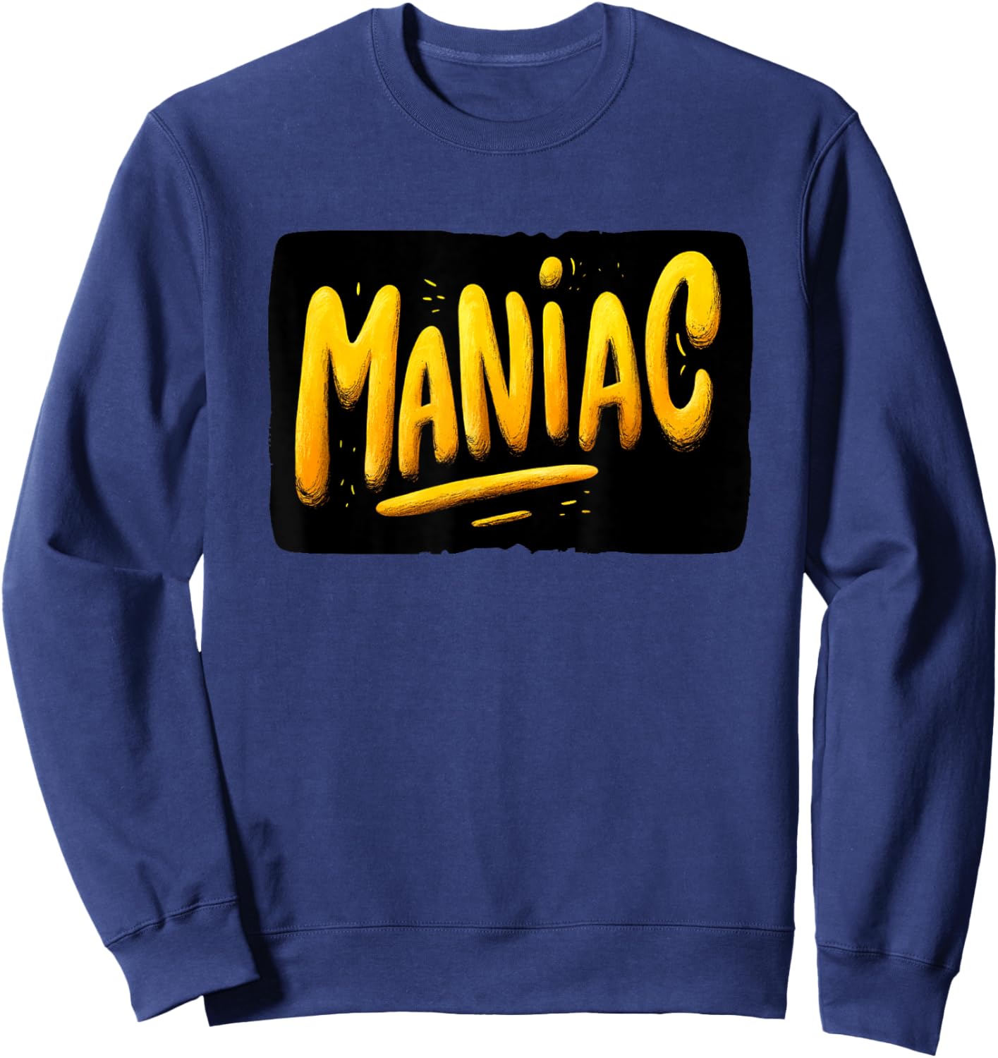 Awesome Maniac Graphic Costume Sweatshirt - Sweatshirt | Navy