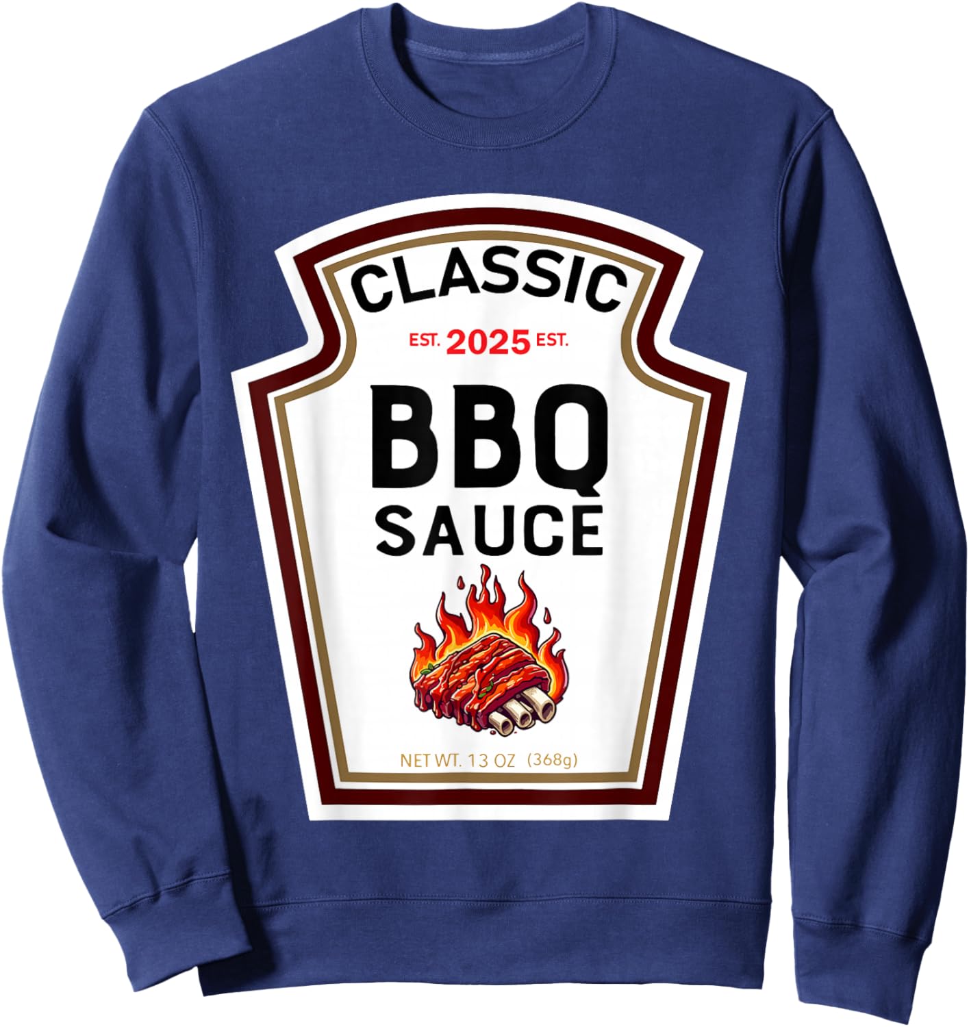 Barbecue Sauce Halloween Costume Family Matching Sweatshirt - Sweatshirt | Navy