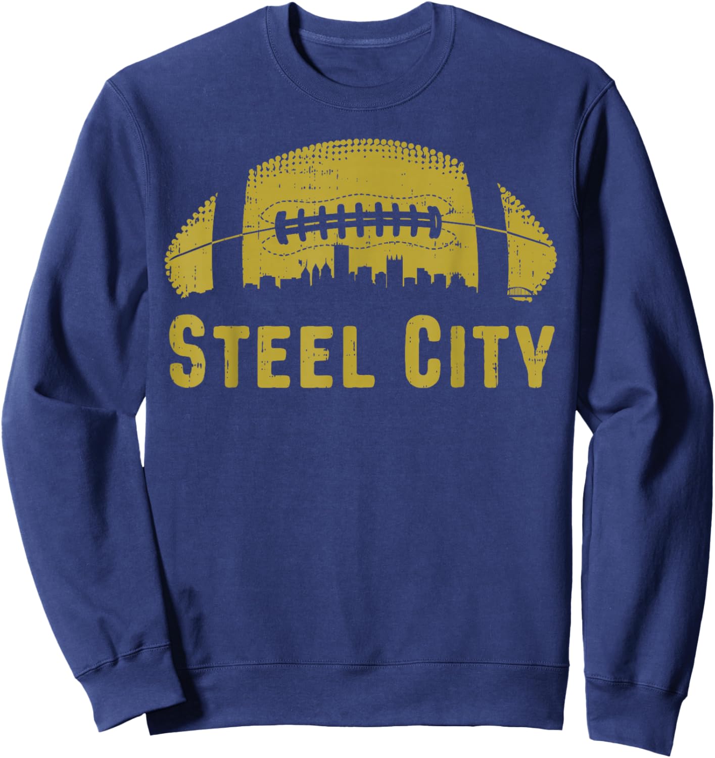 Pittsburgh Men Kids Boys Girls Youth Women Teen Sweatshirt - Sweatshirt | Navy