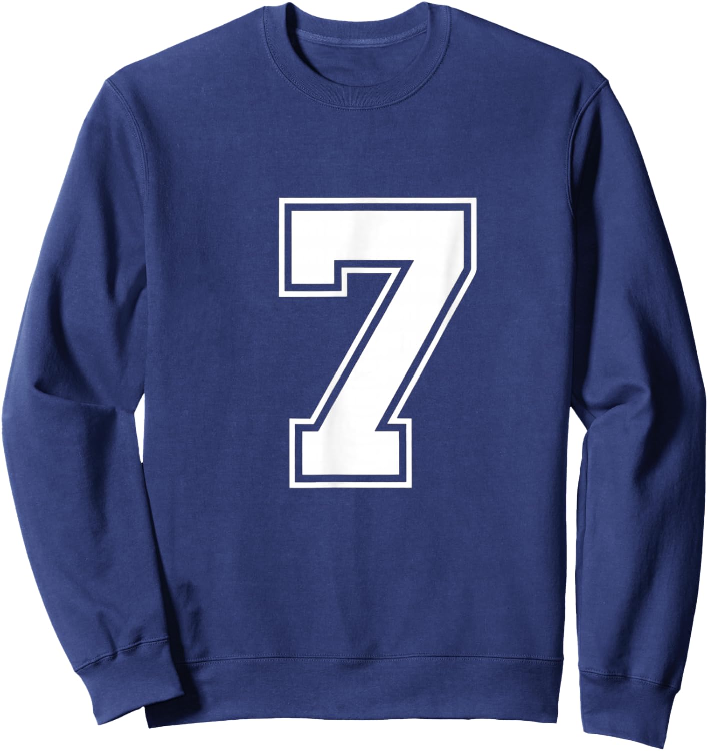 Fun Six Seven 6 7 Meme Design Sweatshirt - Sweatshirt | Navy