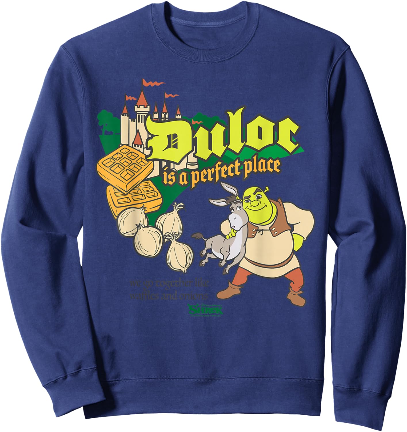 Shrek Duloc is a Perfect Place Sweatshirt - Sweatshirt | Navy