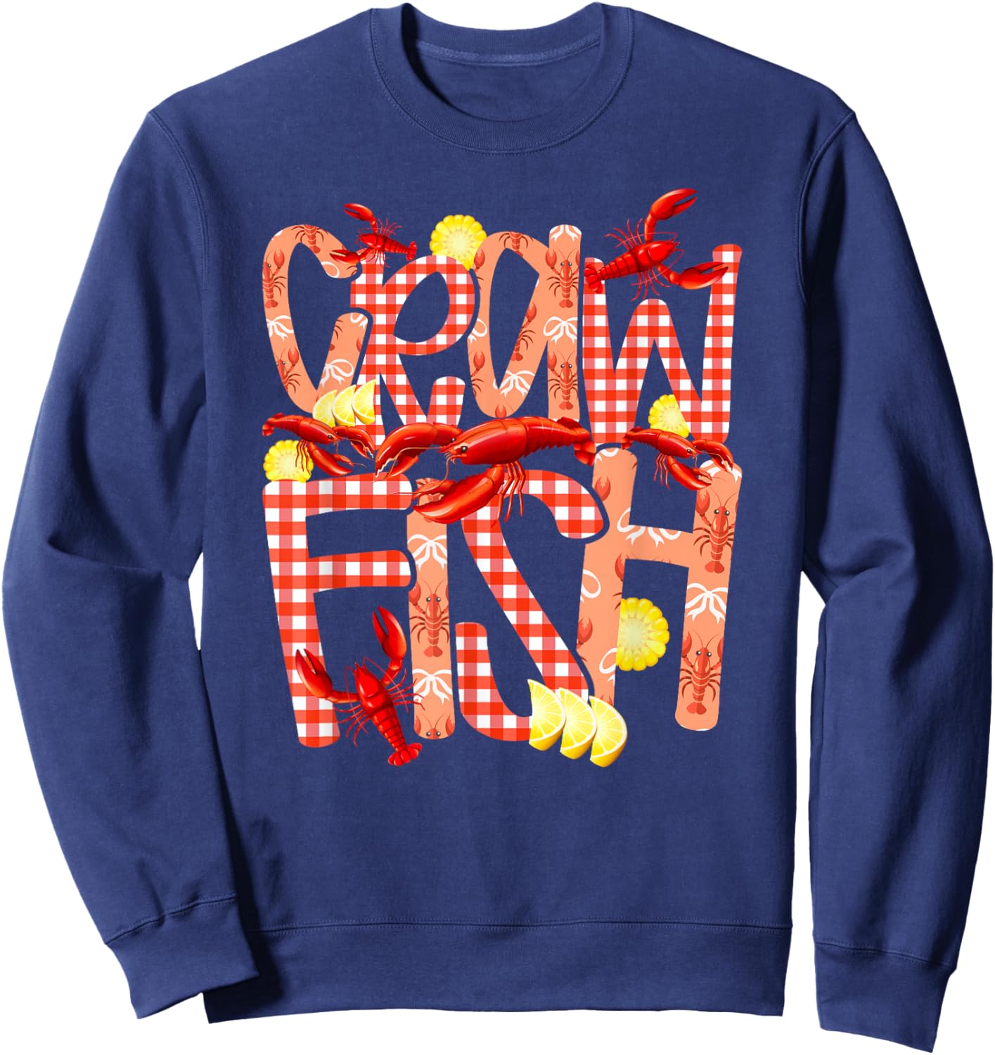 Crawfish Cute Crawfish Lover Crawfish Boil Sweatshirt - Sweatshirt | Navy