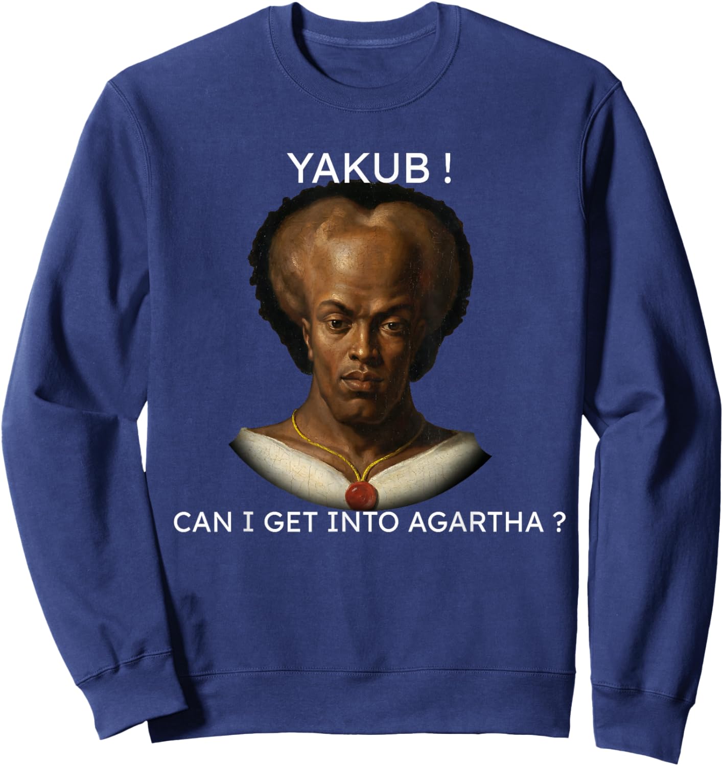 Agartha Meme Yakub - AbsurdCore Sweatshirt - Sweatshirt | Navy