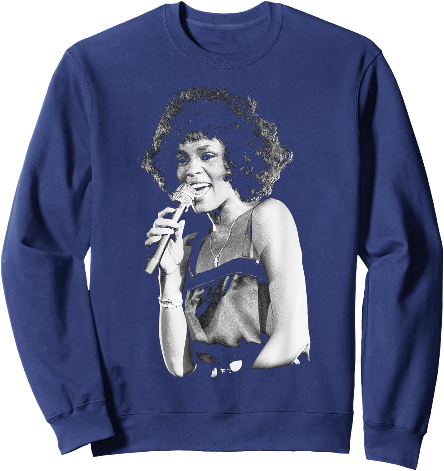 Whitney Houston Live Where Do Broken Hearts Go 1988 Sweatshirt - Sweatshirt | Navy