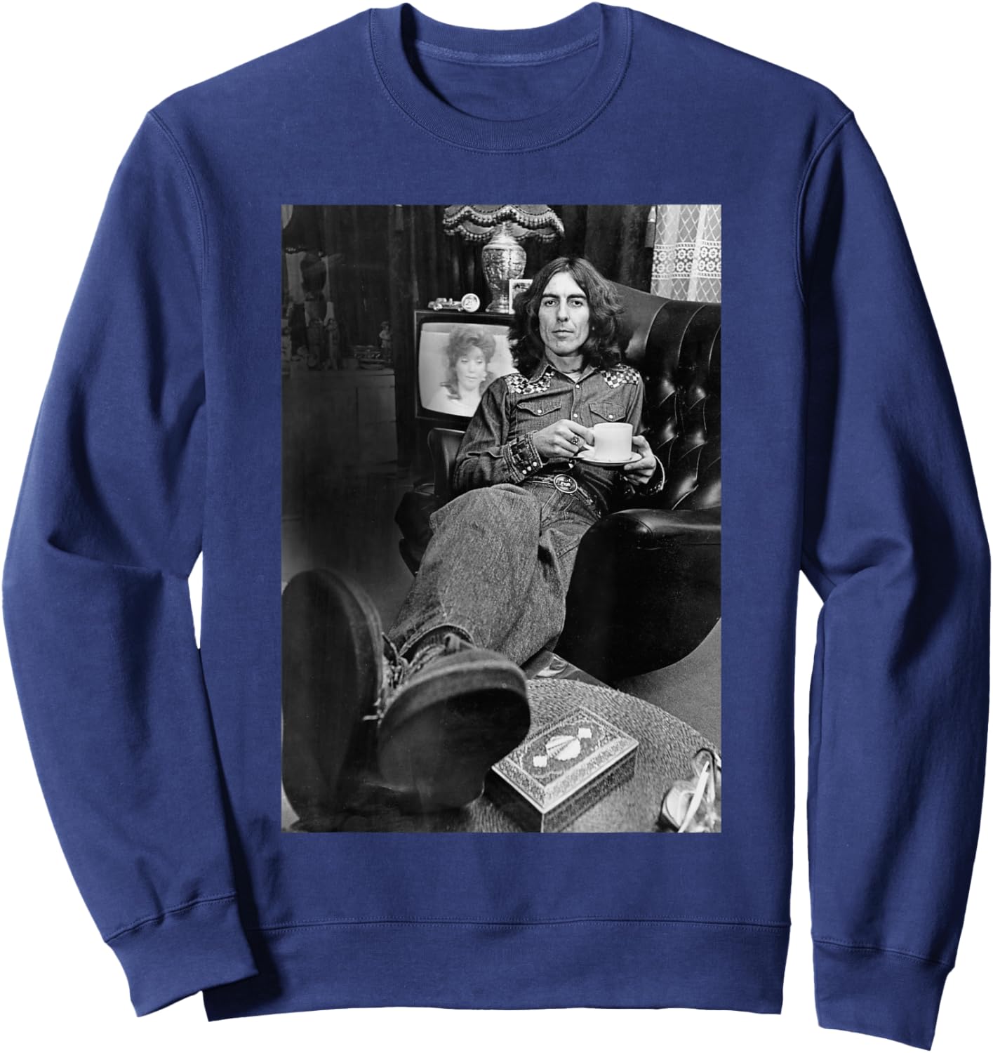 The Beatles George Harrison My Sweet Lord 1976 Sweatshirt - Sweatshirt | Navy