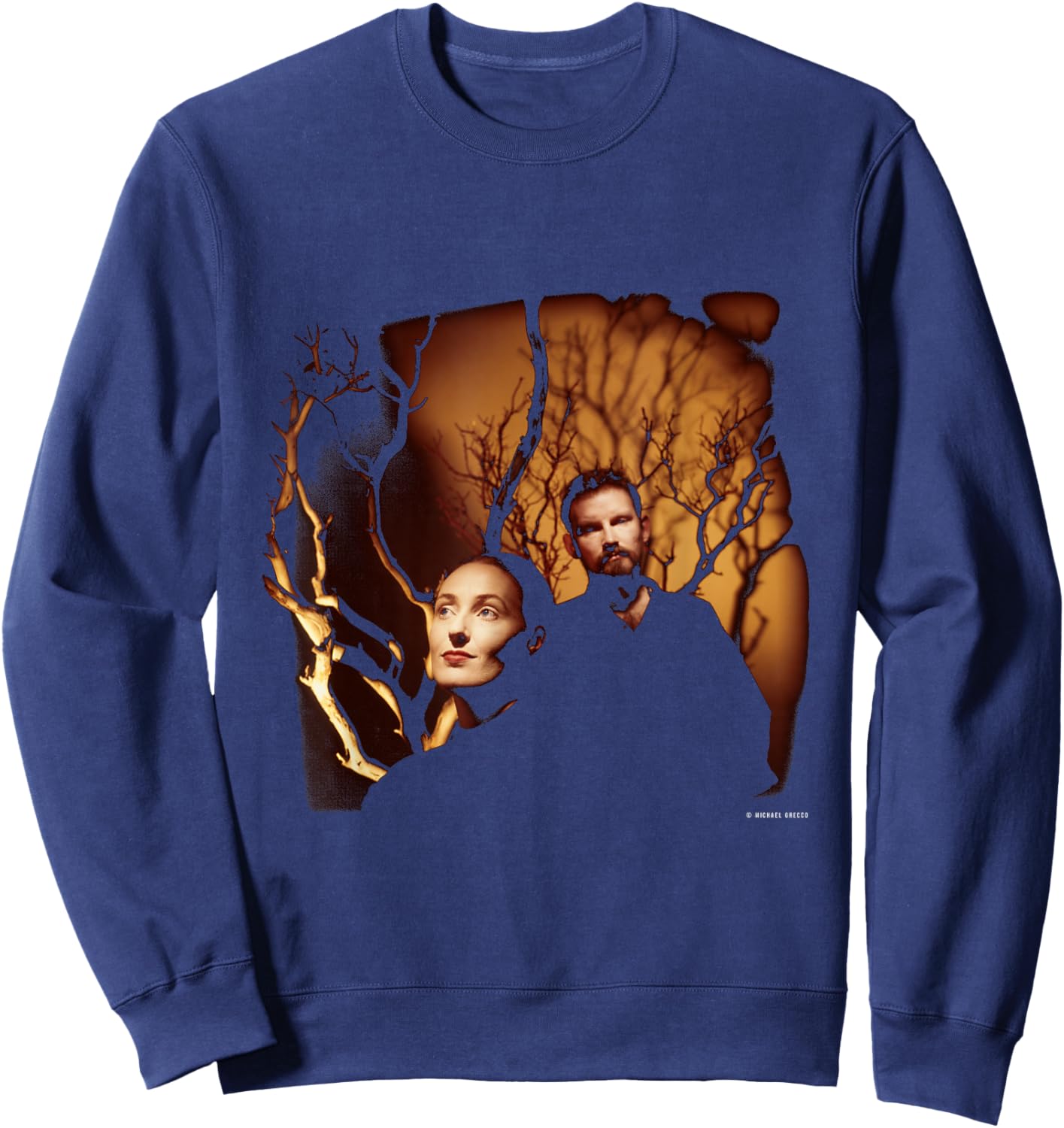 Lisa Gerrard Brendan Perry Dead Can Dance by Michael Grecco Sweatshirt - Sweatshirt | Navy