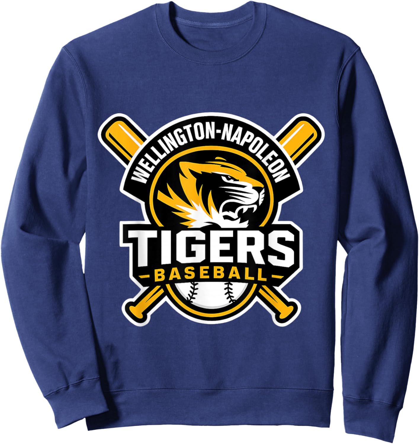 Wellington Napoleon Tigers Baseball Sweatshirt - Sweatshirt | Navy