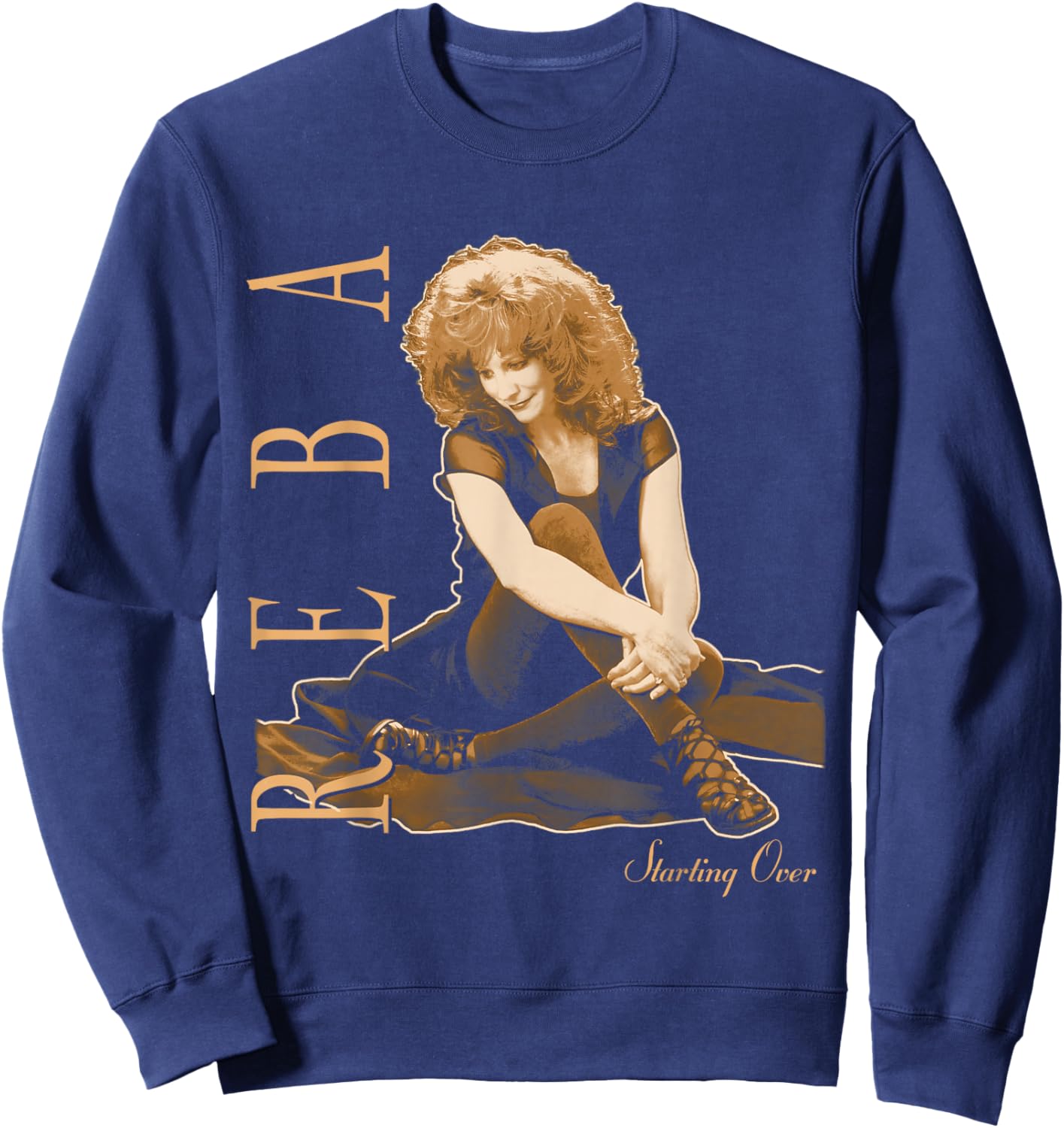 Official Reba McEntire Starting Over Sweatshirt - Sweatshirt | Navy