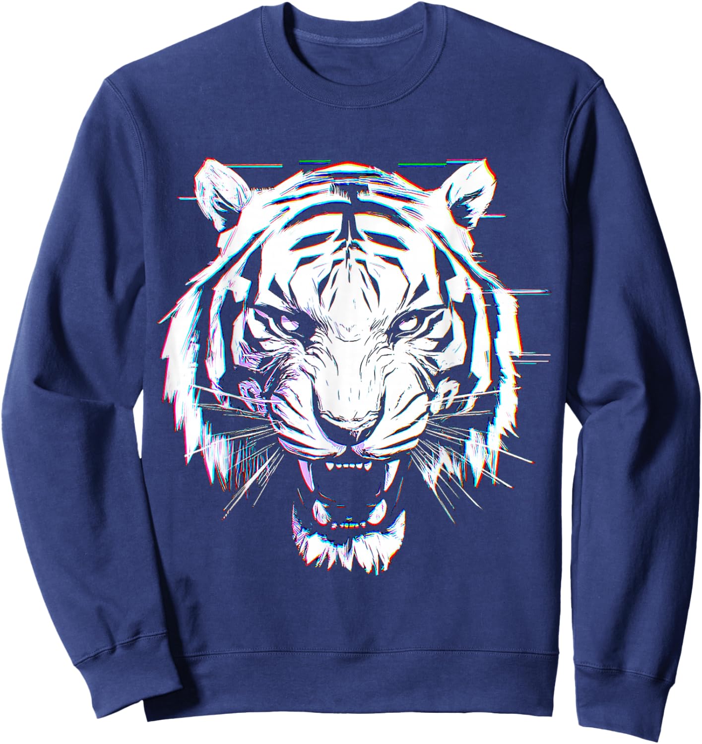 White Tiger Sweatshirt - Sweatshirt | Navy