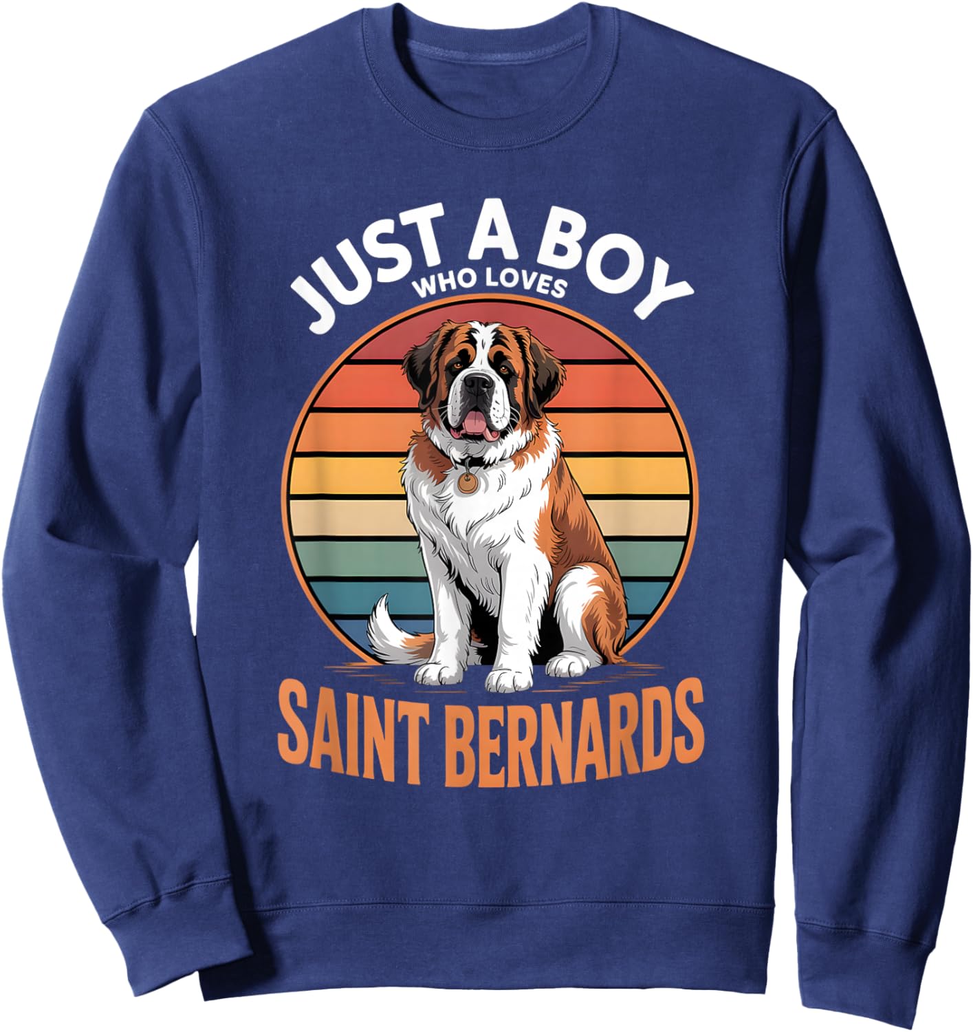 Boys Saint Bernard Sweatshirt - Sweatshirt | Navy