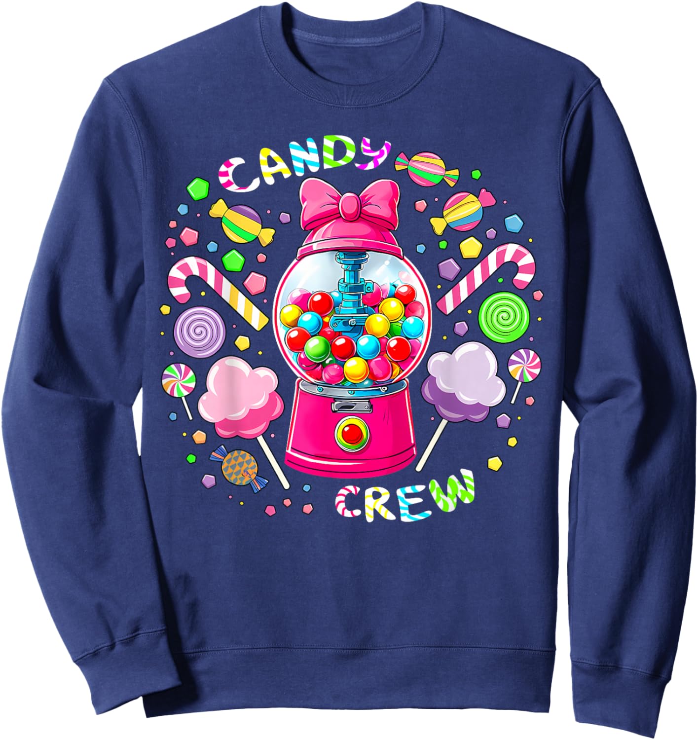 Candy Crew Candy Costume Women Candy Land Sweetie Sweatshirt - Sweatshirt | Navy