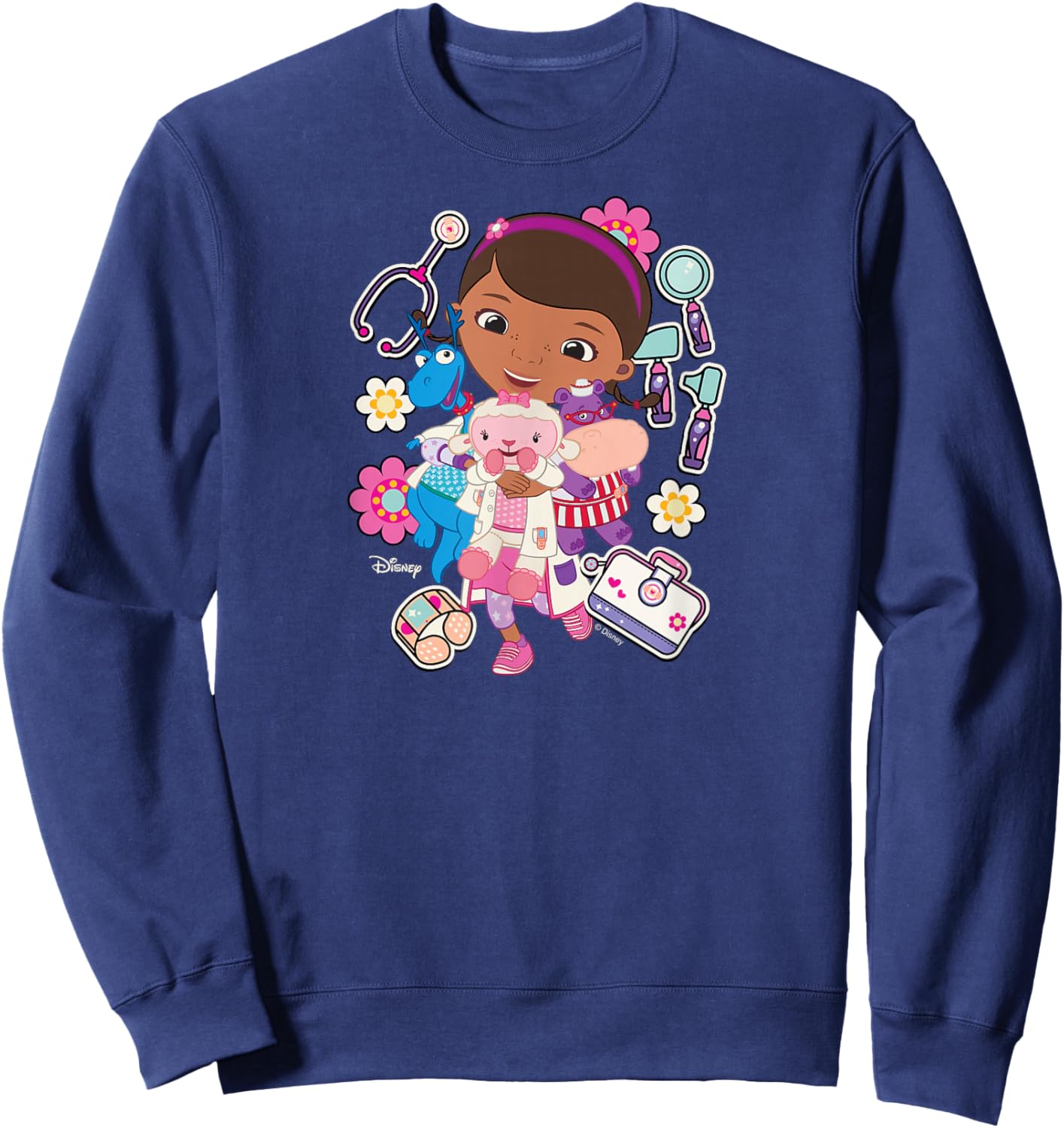 Doc McStuffins Fun Stickers Sweatshirt - Sweatshirt | Navy