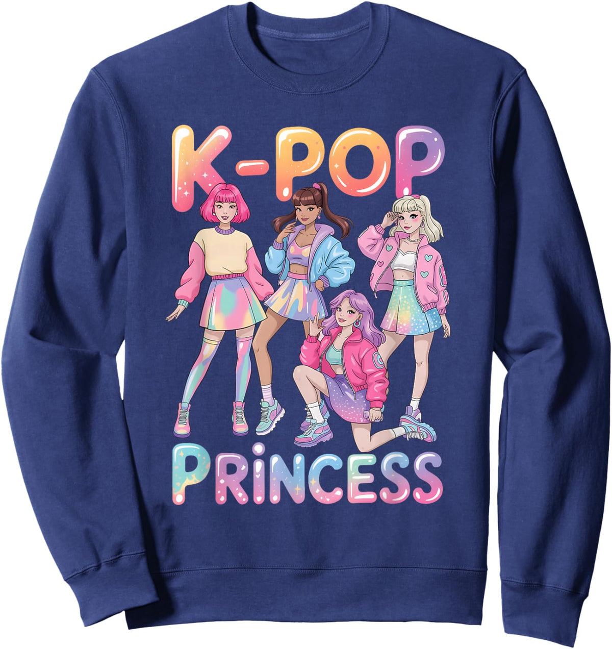 T-Shirt Sweatshirt - Sweatshirt | Navy
