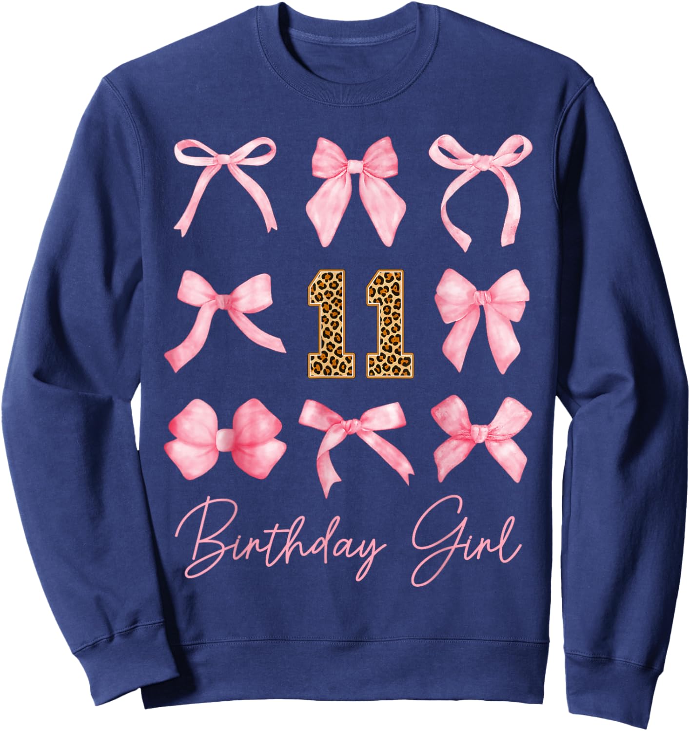 11 Year Old Party Sweatshirt - Sweatshirt | Navy