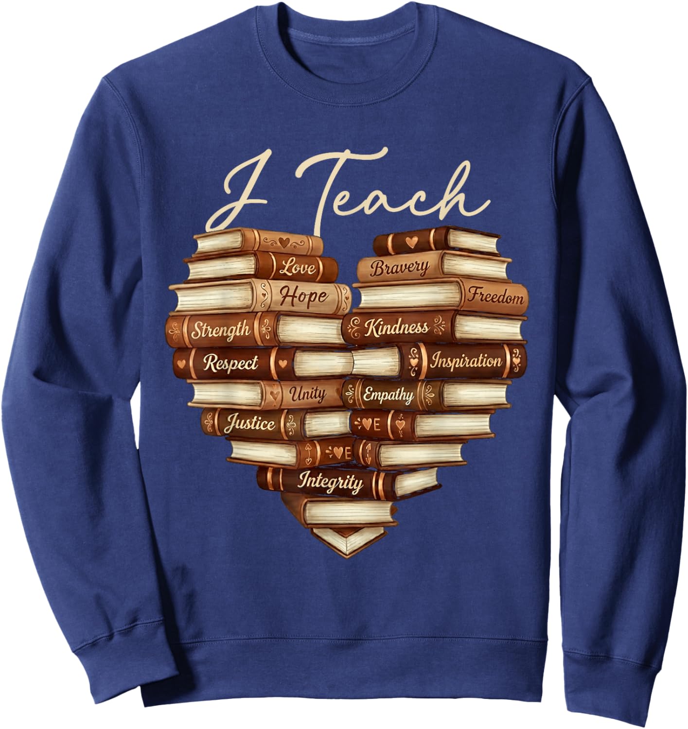 African American History Black History Month for Teachers Sweatshirt - Sweatshirt | Navy
