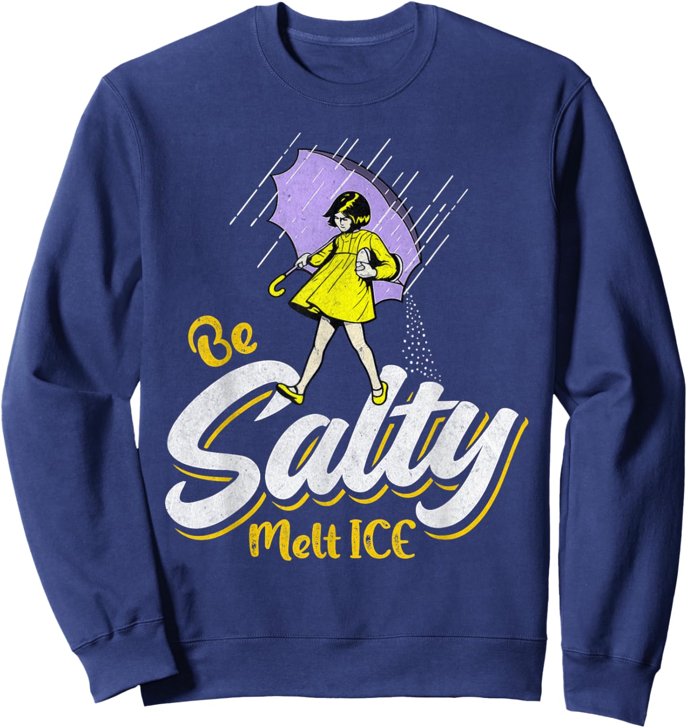 Be Salty Melt ICE Sweatshirt - Sweatshirt | Navy