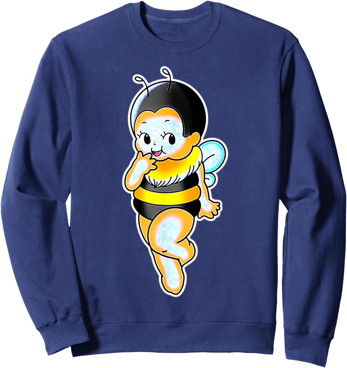 Kewpie Baby Bumblebee Sweatshirt - Sweatshirt | Navy