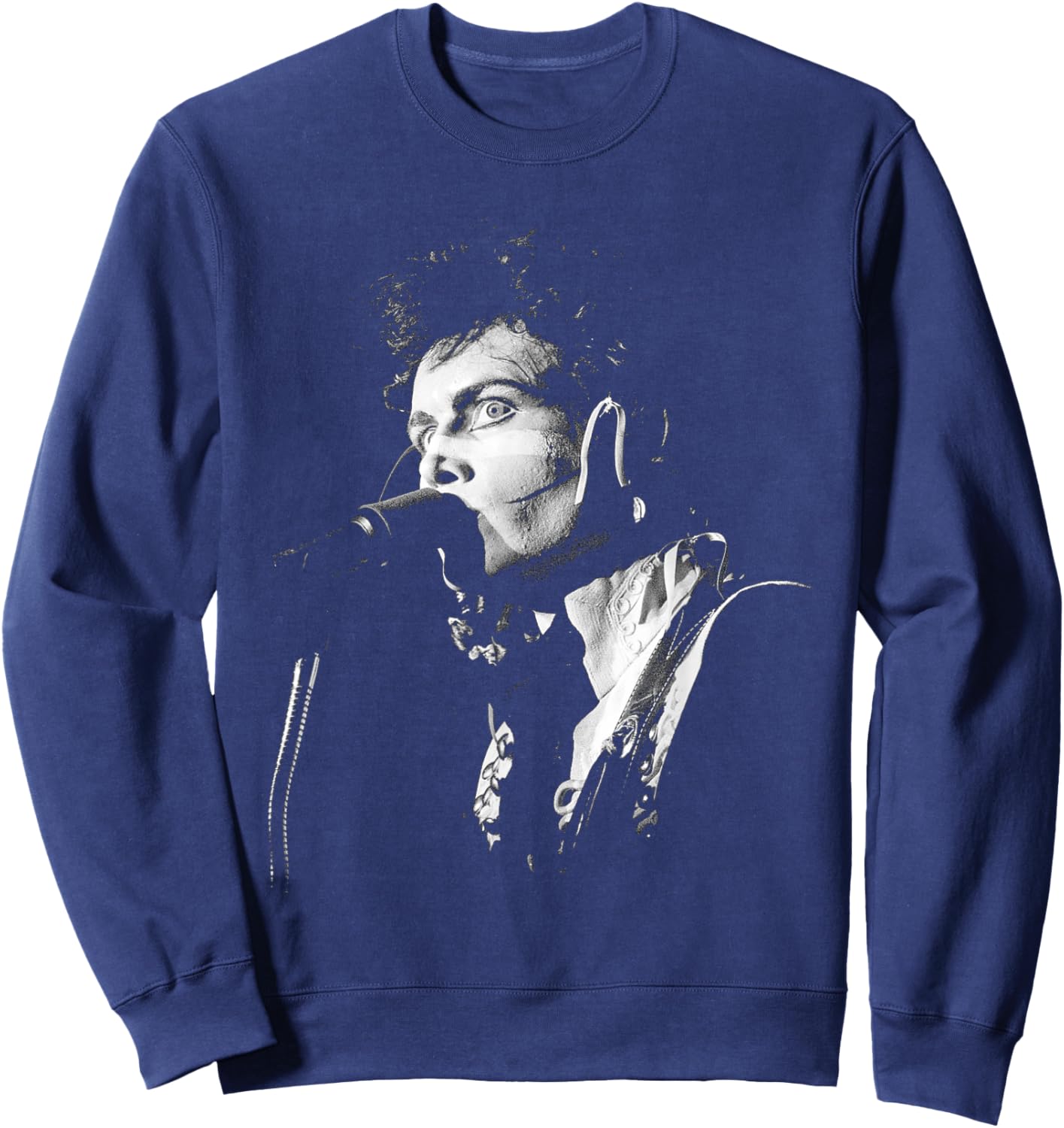Adam and The Ants Live Prince Charming 1981 Sweatshirt - Sweatshirt | Navy