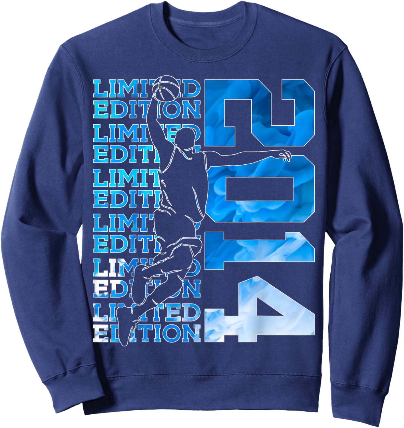 Limited Edition 2014 Basketball 12TH Birthday Sweatshirt - Sweatshirt | Navy