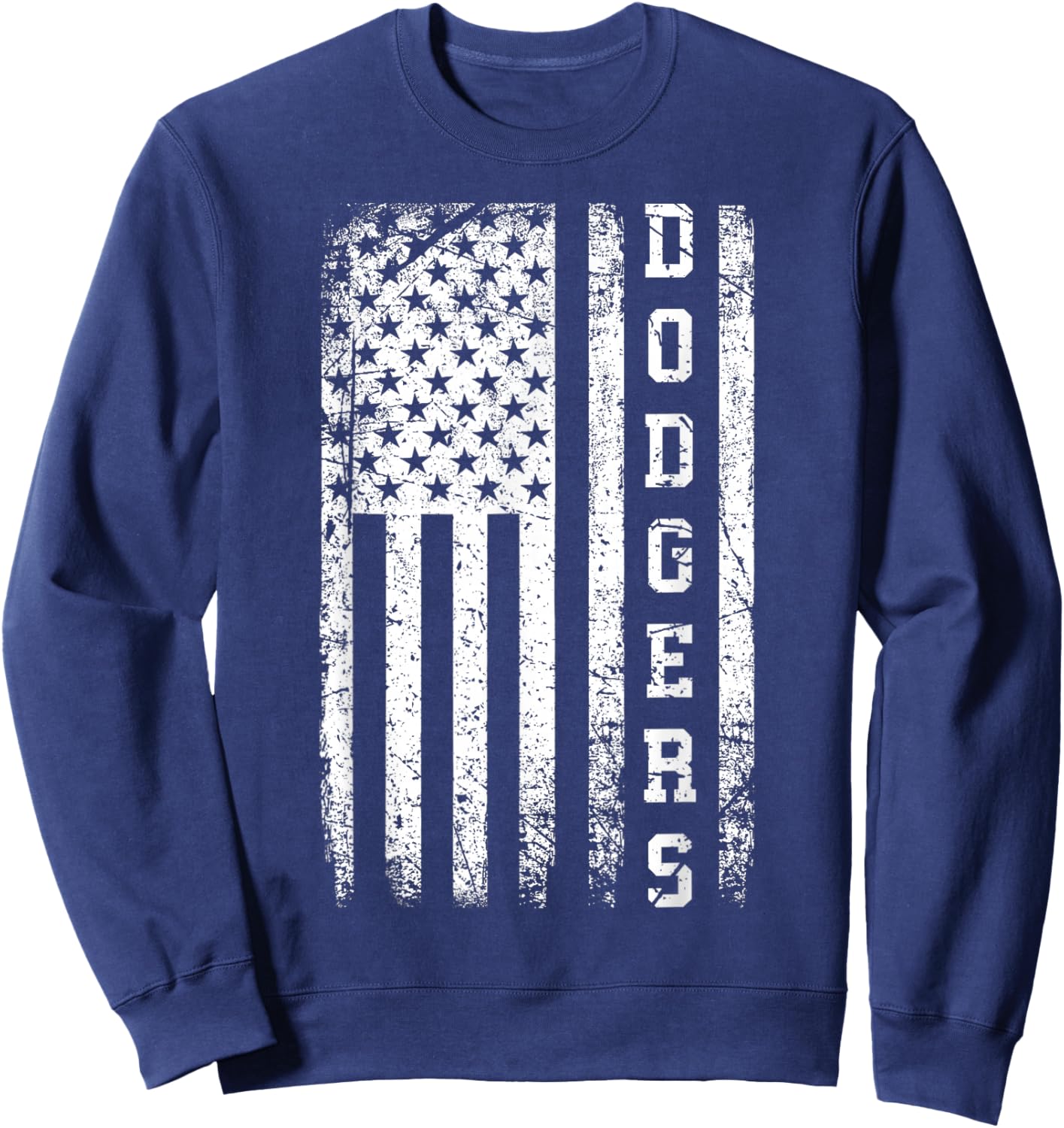 Dodgers Name Retro Vintage Apparel Gift Dodgers Lover Sweatshirt - Sweatshirt | Navy