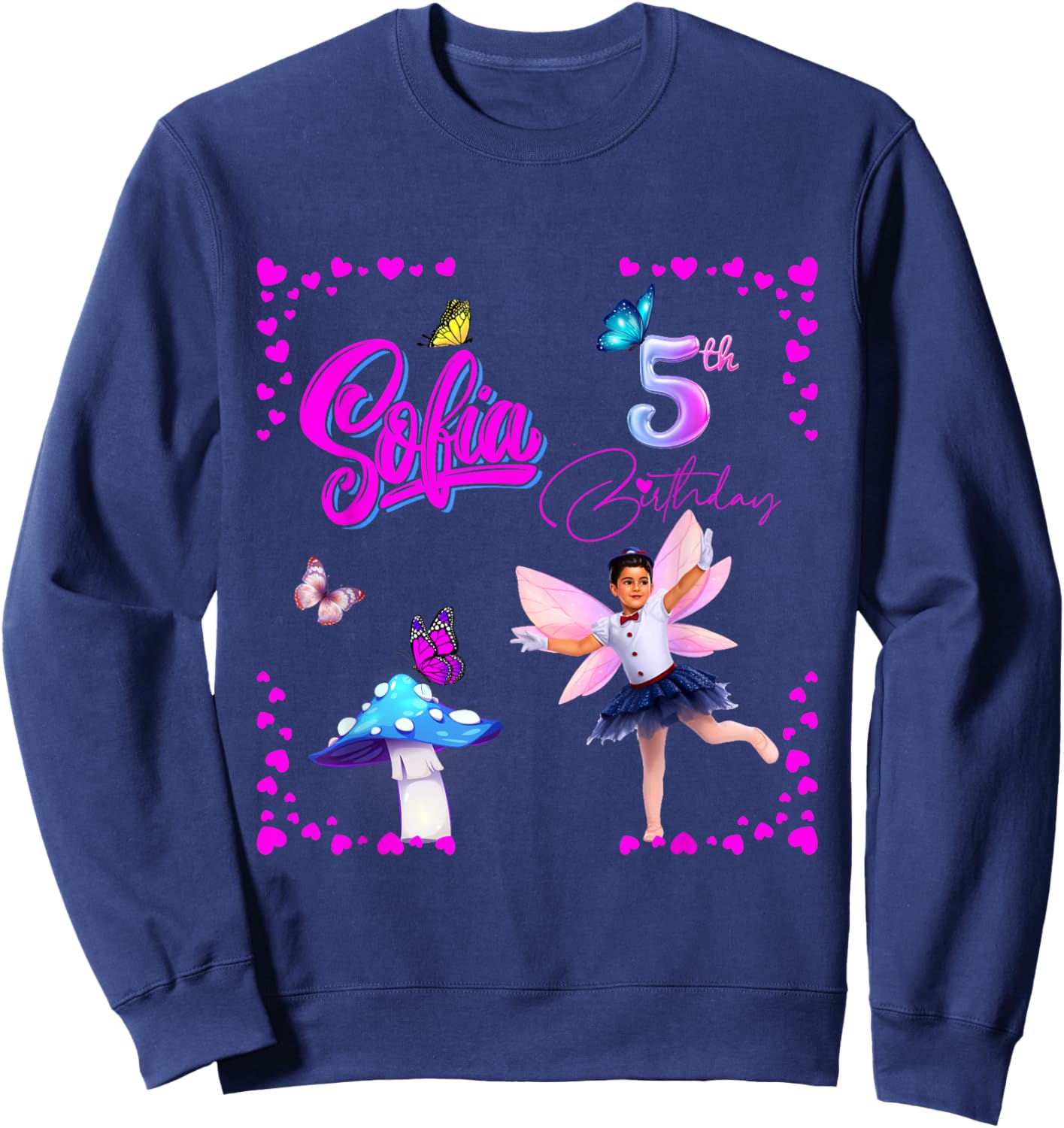 Magical Butterfly Sweatshirt - Sweatshirt | Navy