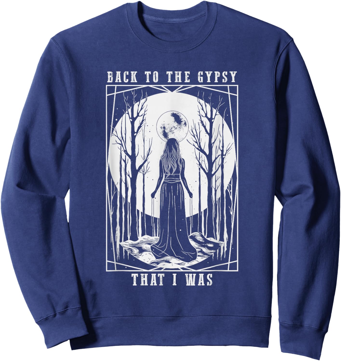 Back to The Gypsy That I was Sweatshirt - Sweatshirt | Navy