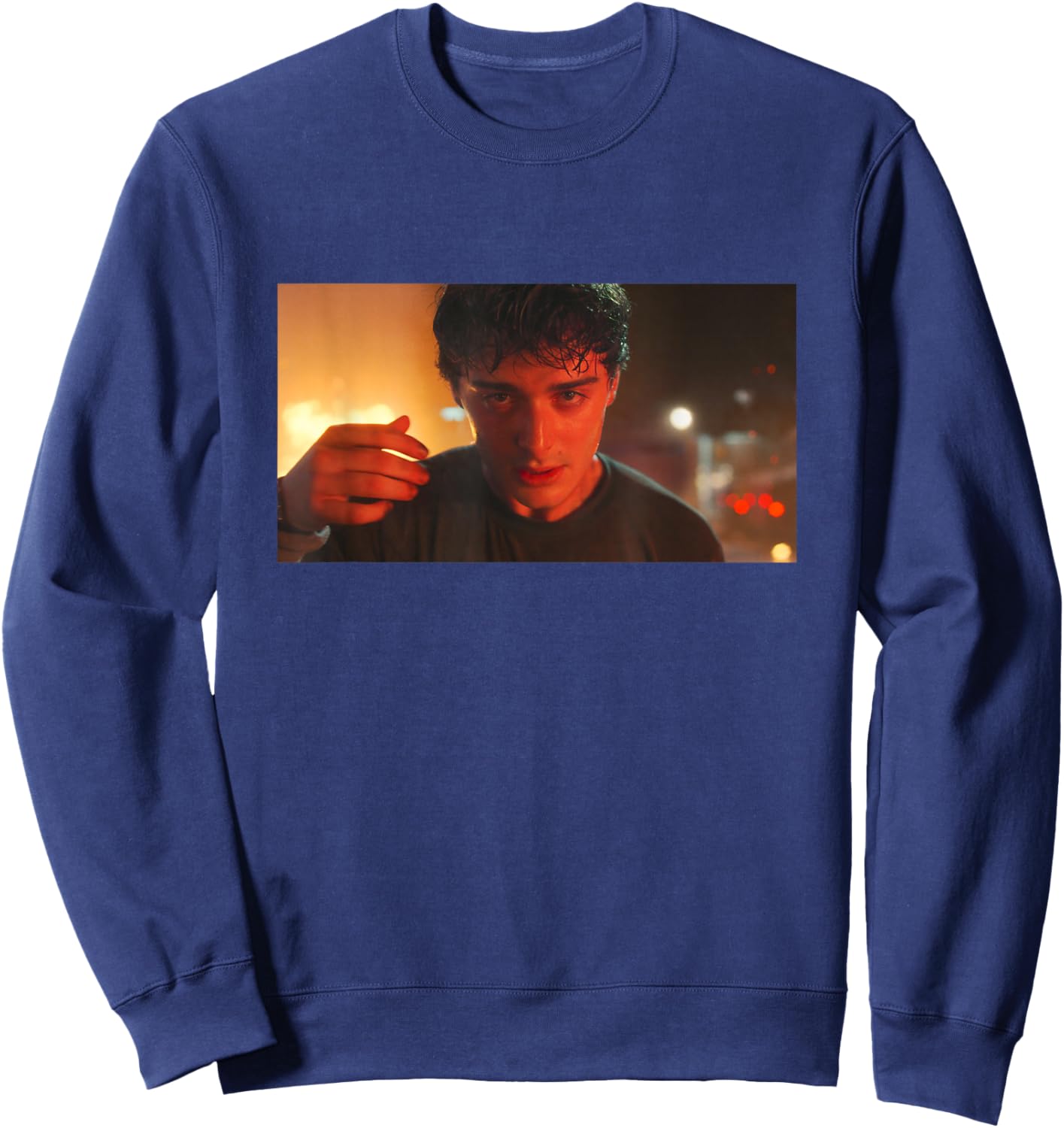 Stranger Things Will Byers Season 5 Volume 1 Series Scene Sweatshirt - Sweatshirt | Navy