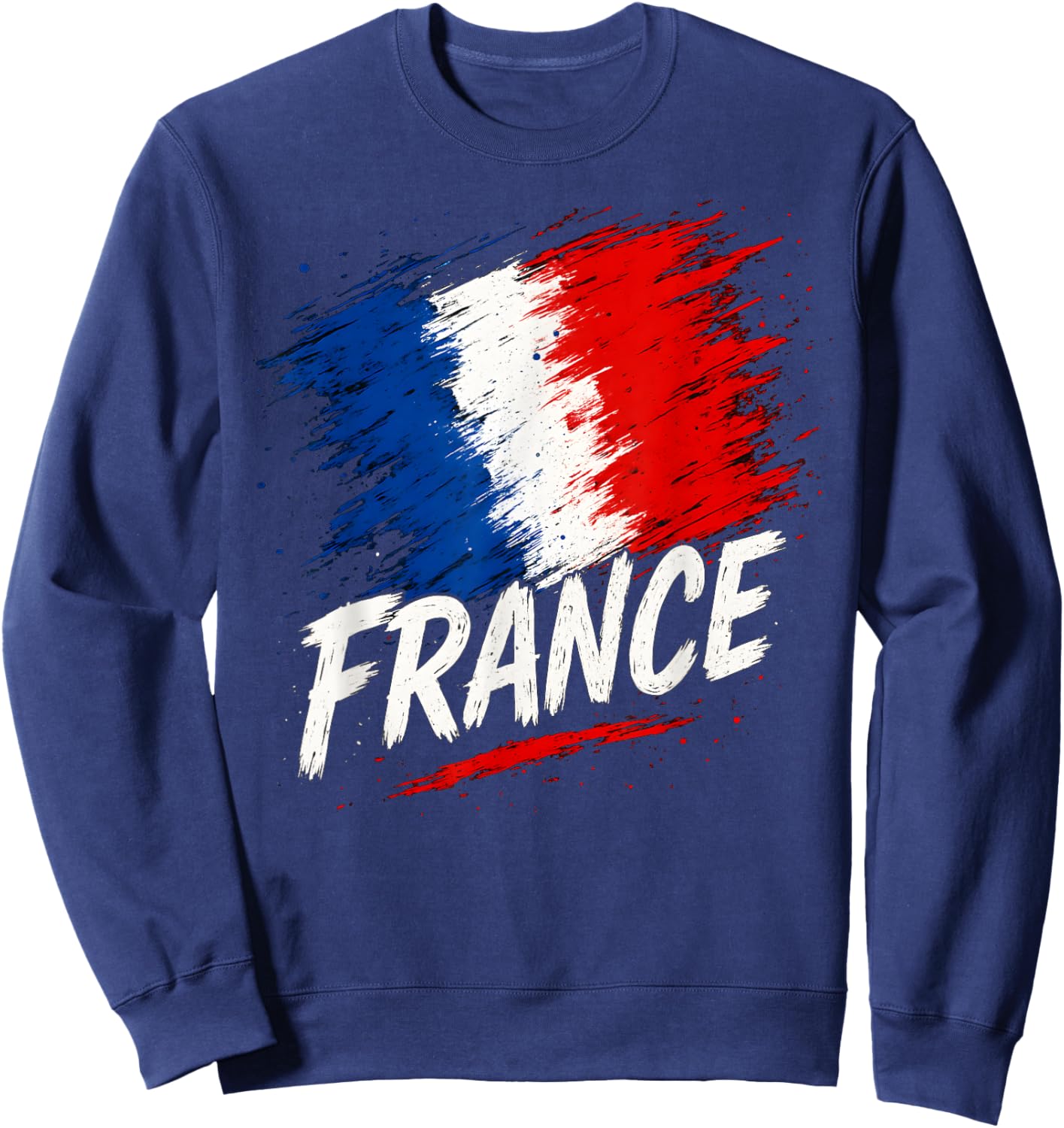 France French Flag Sweatshirt - Sweatshirt | Navy