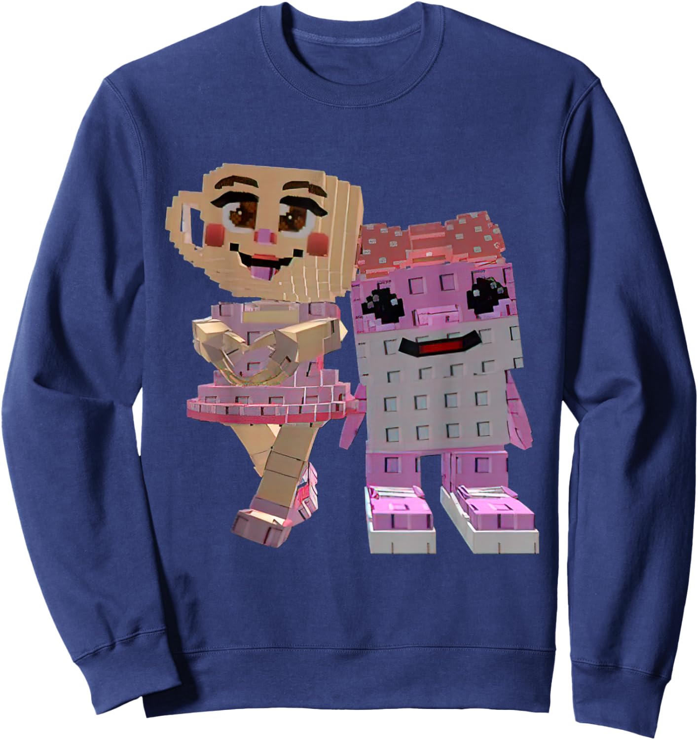 Las Sis Steal A Brainrot Sweatshirt - Sweatshirt | Navy