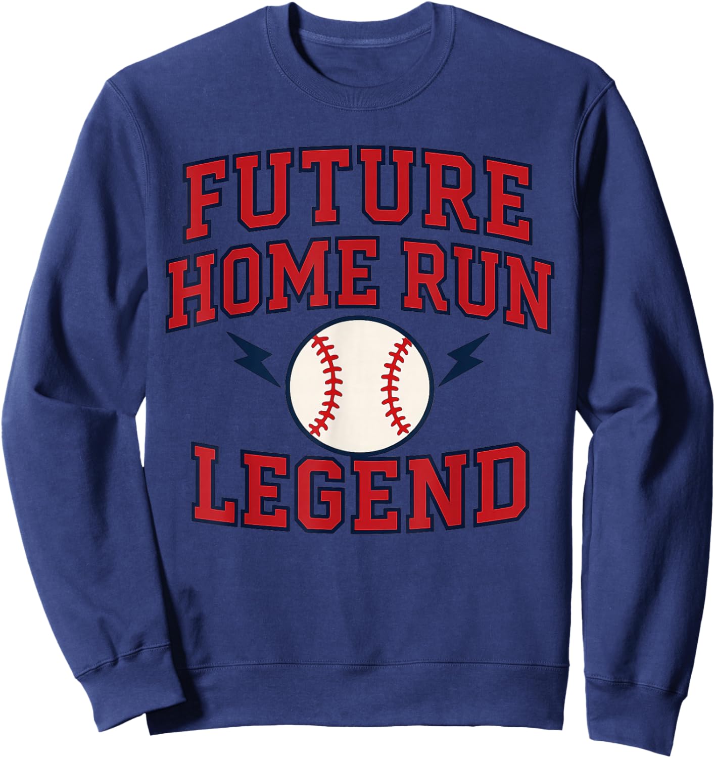 Future Home Run Legend Baseball – Kids & Youth Baseball Sweatshirt - Sweatshirt | Navy