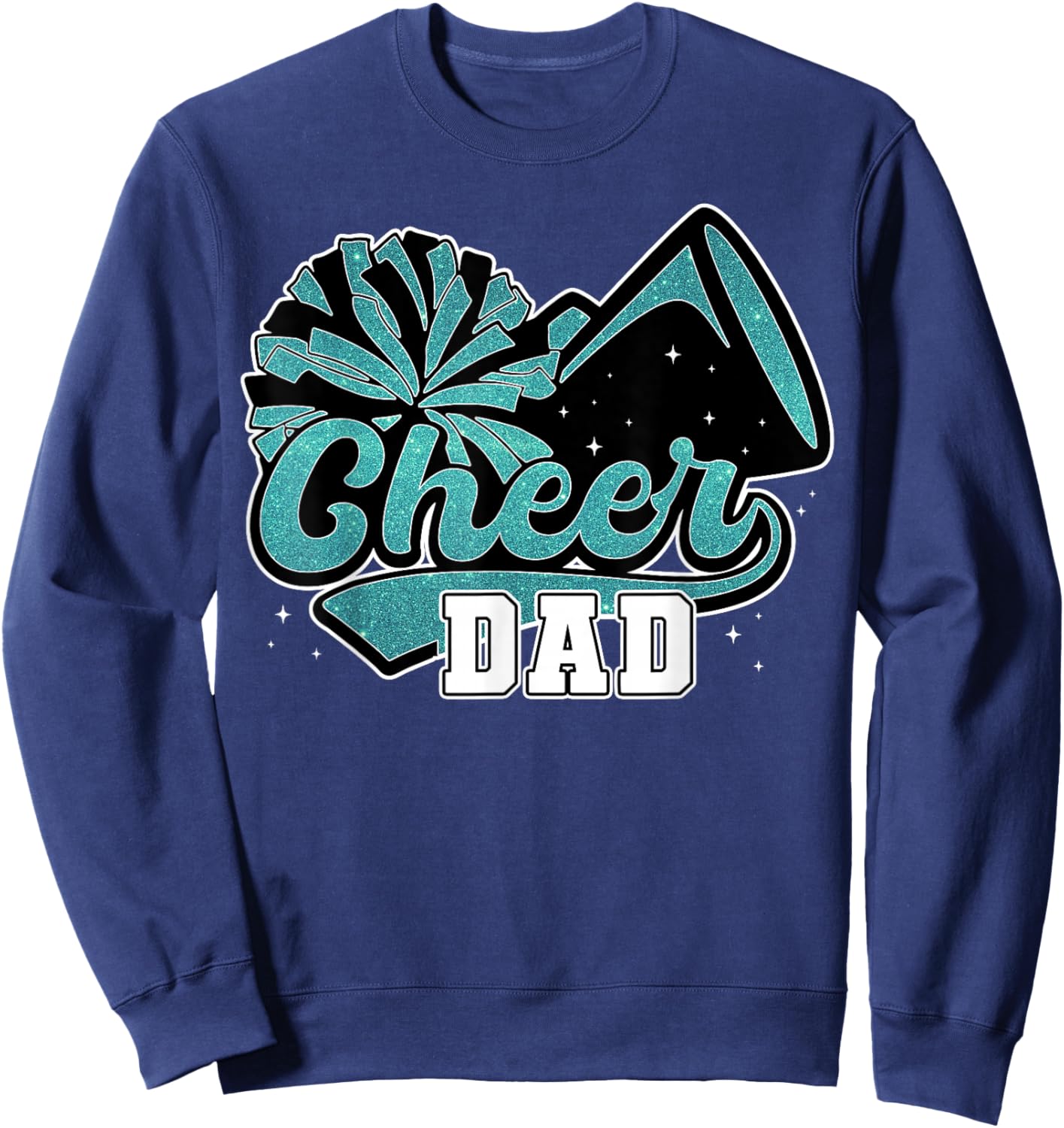 Proud Cheer Dad My Favorite Cheerleader Calls Me Daddy Men Sweatshirt - Sweatshirt | Navy