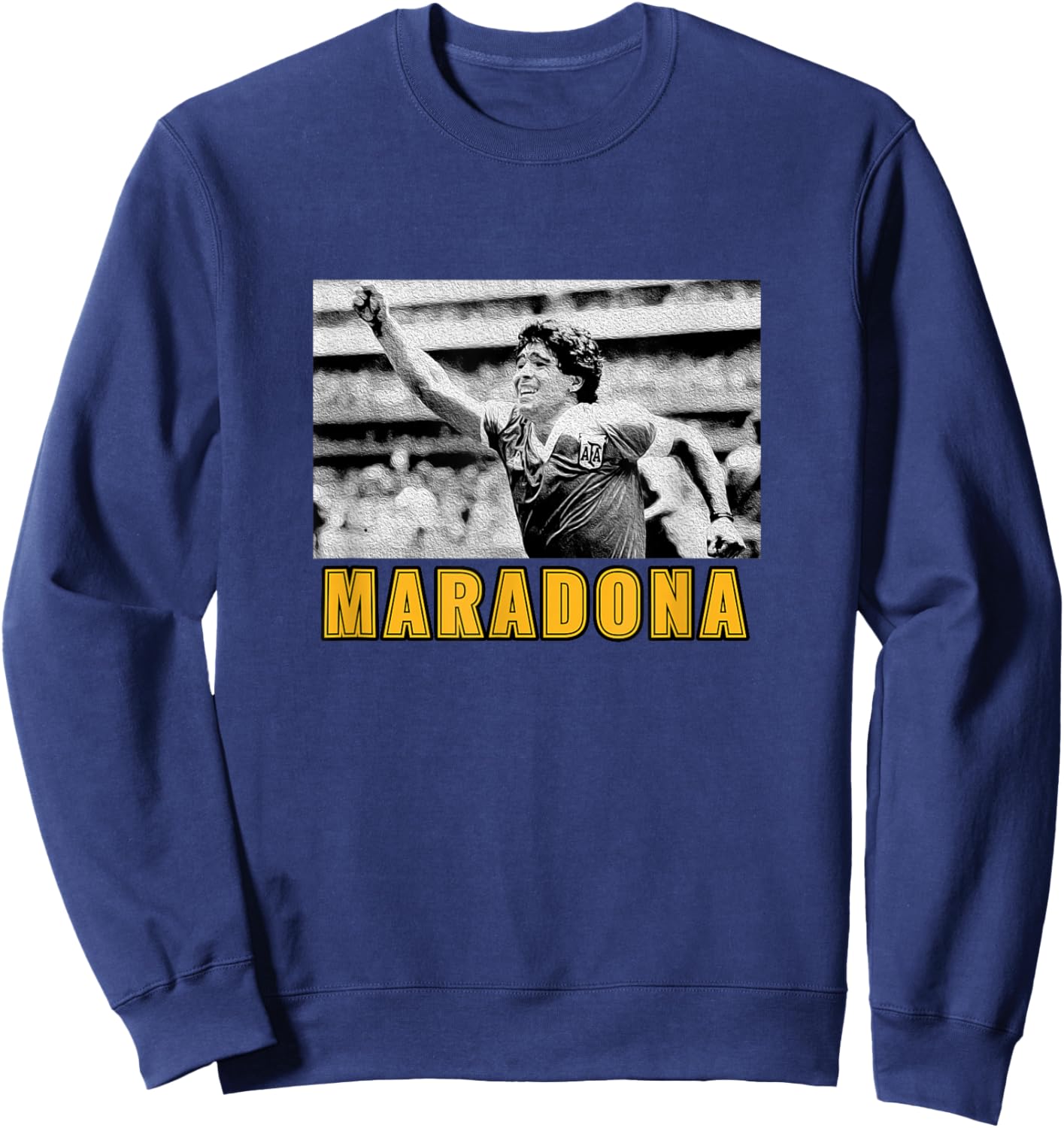 Maradona Celebration Hand of God Sweatshirt - Sweatshirt | Navy
