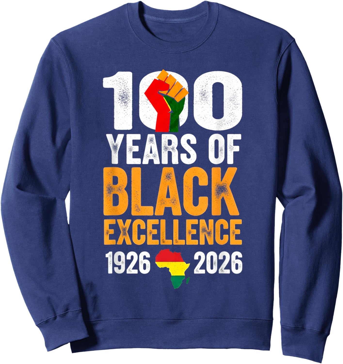 I am Black History Month Kids Boys African American Sweatshirt - Sweatshirt | Navy