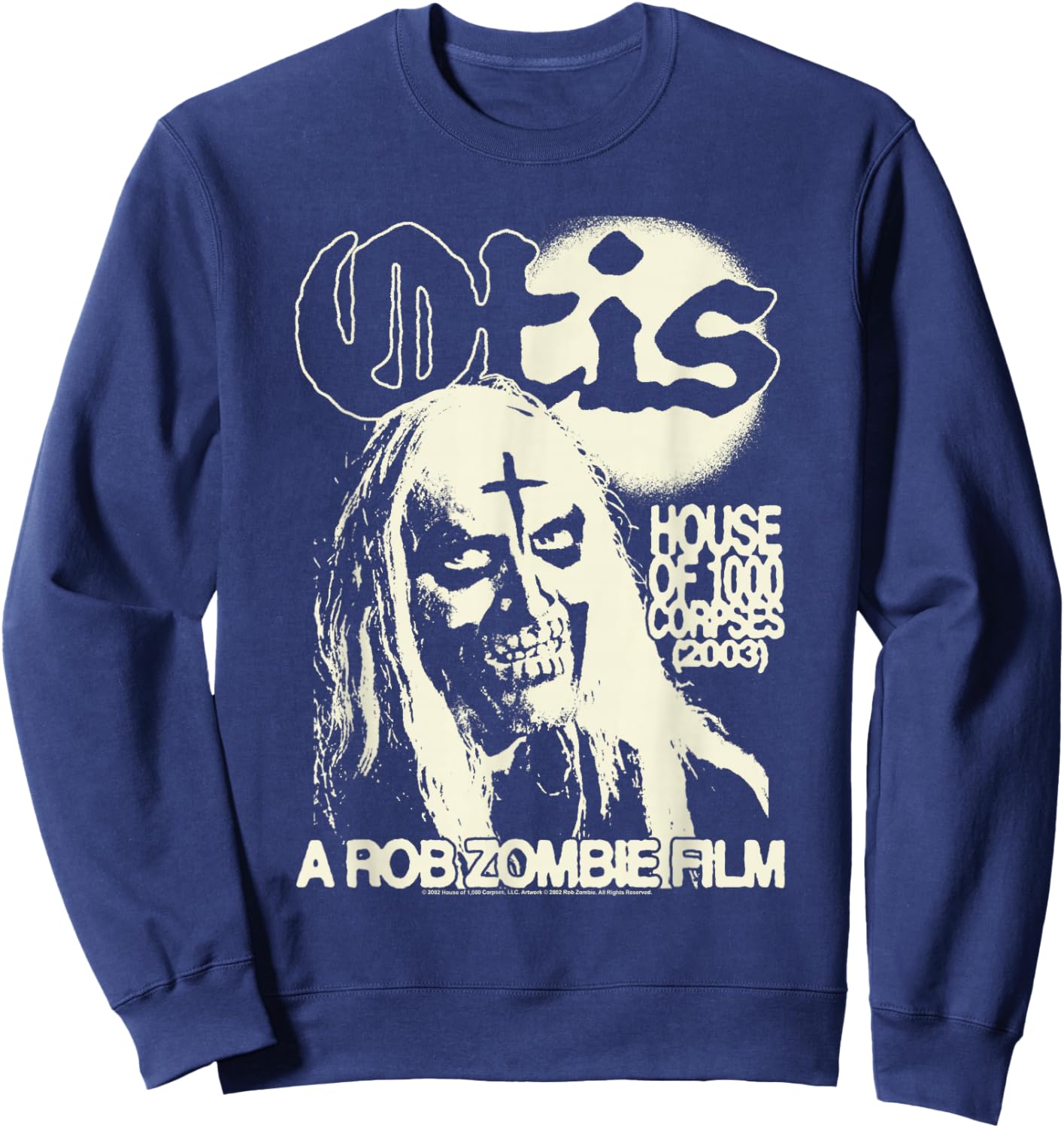 Otis Portrait Horror Movie Sweatshirt - Sweatshirt | Navy