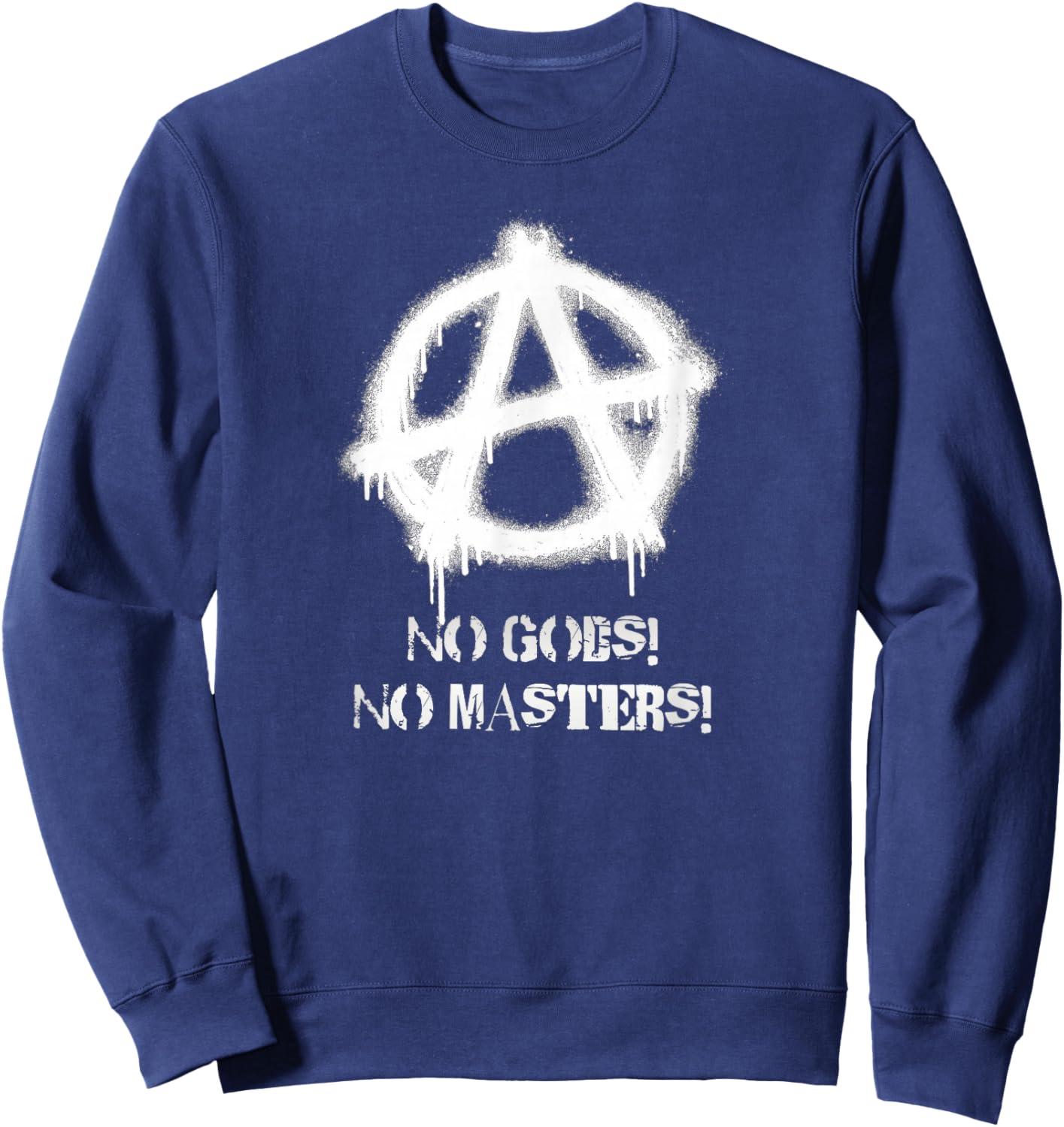 Anarchy Signs, Punks, Punk Rock, Anarchy Sweatshirt - Sweatshirt | Navy