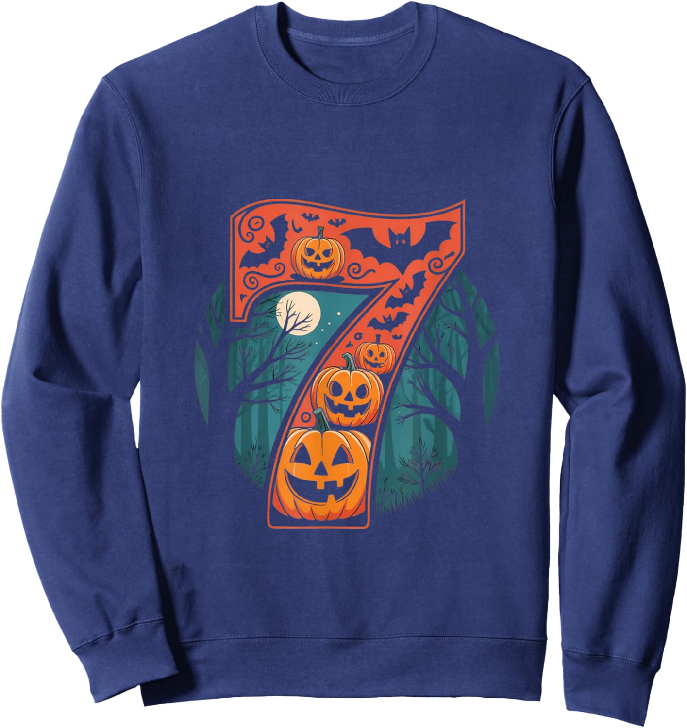 Six Seven Meme 6 7 Halloween Costume Couple Sweatshirt - Sweatshirt | Navy