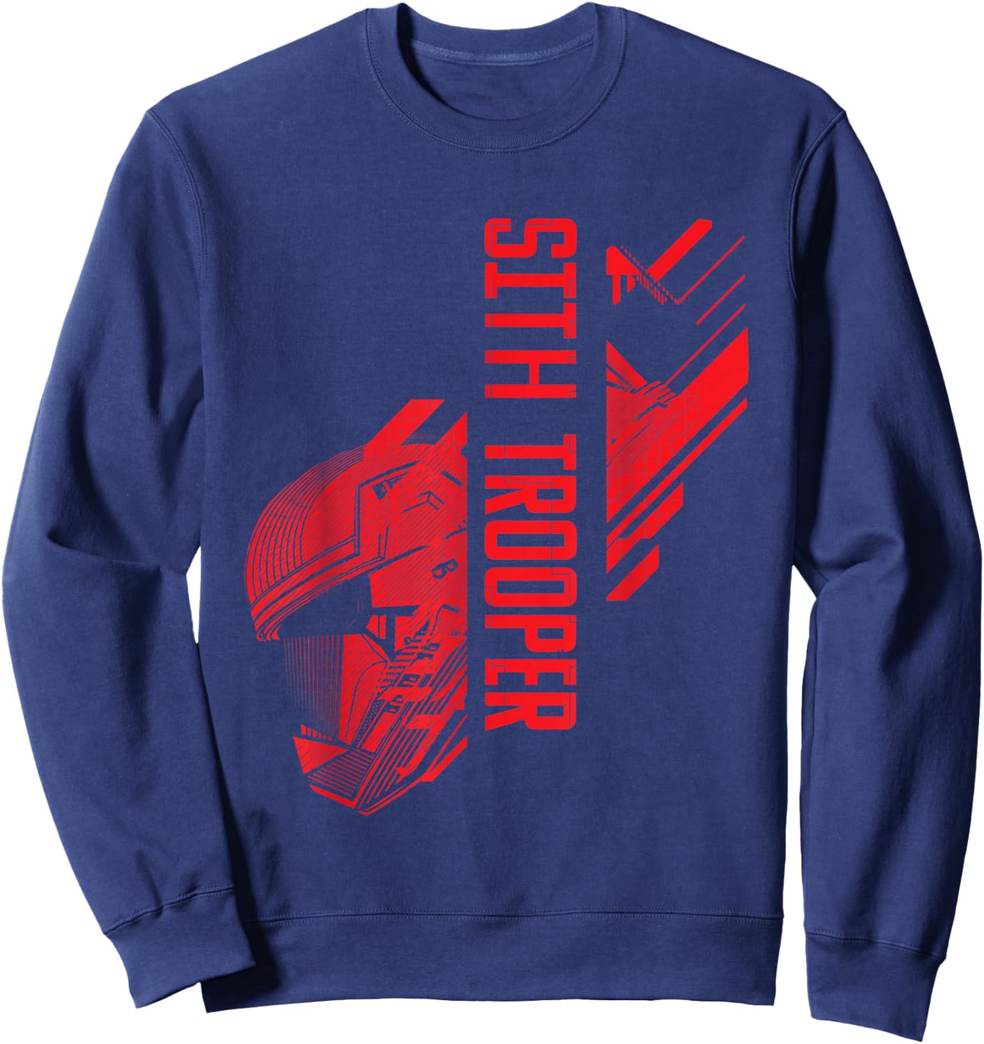 Star Wars Revenge of The Sith Trooper Red Helmet Tech Sweatshirt - Sweatshirt | Navy