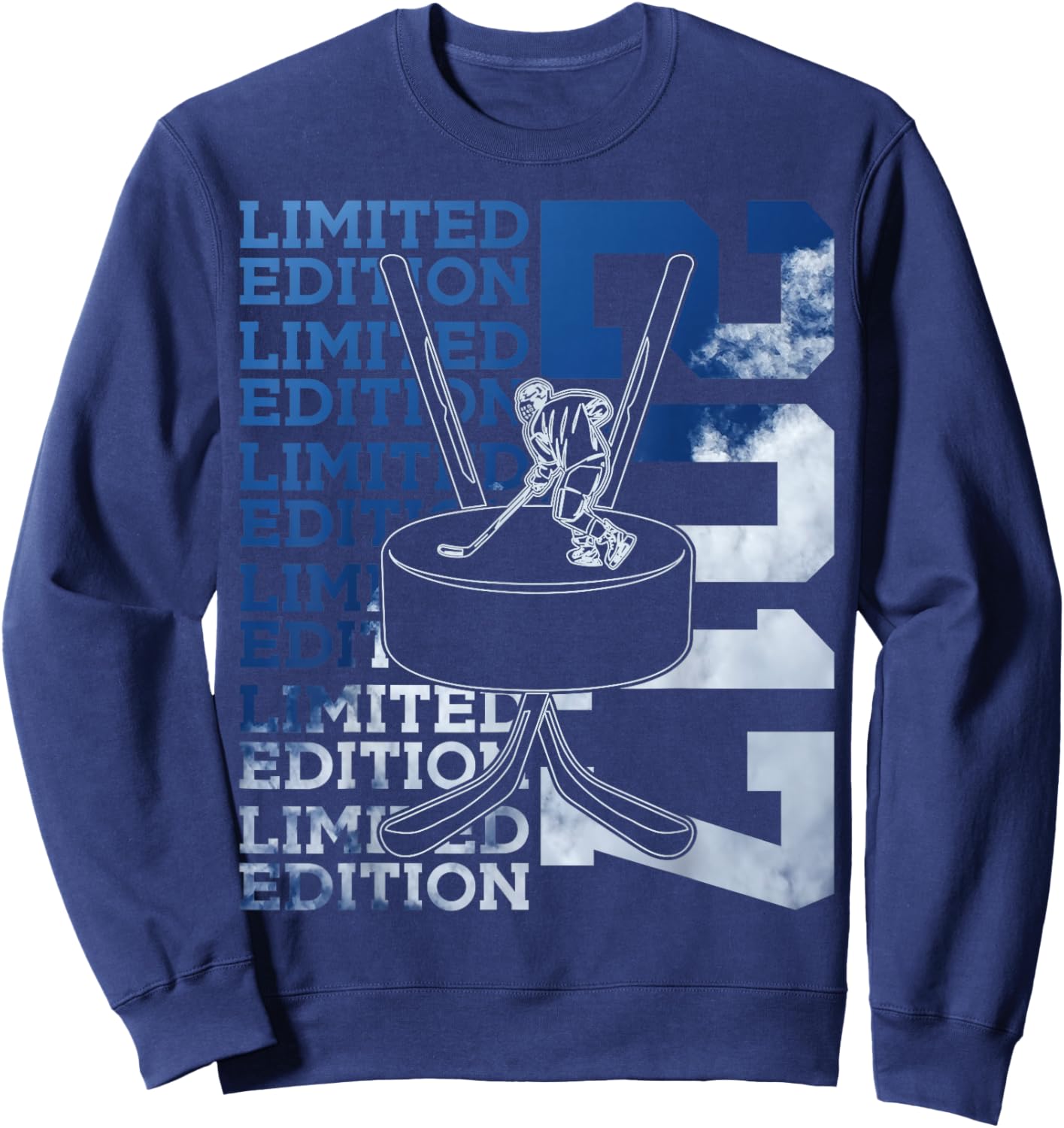Limited Edition 2017 ICE Hockey 9TH Birthday Sweatshirt - Sweatshirt | Navy