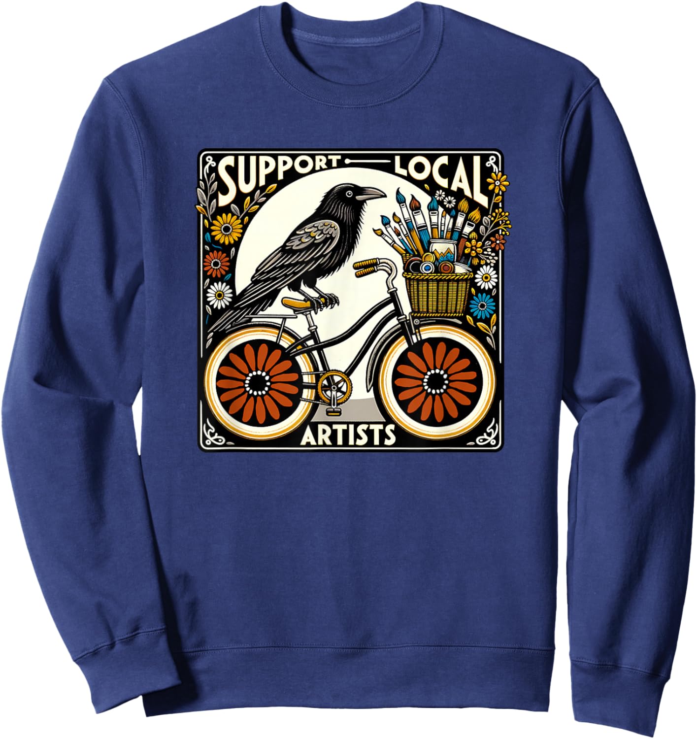 Support Local Artists Sweatshirt - Sweatshirt | Navy