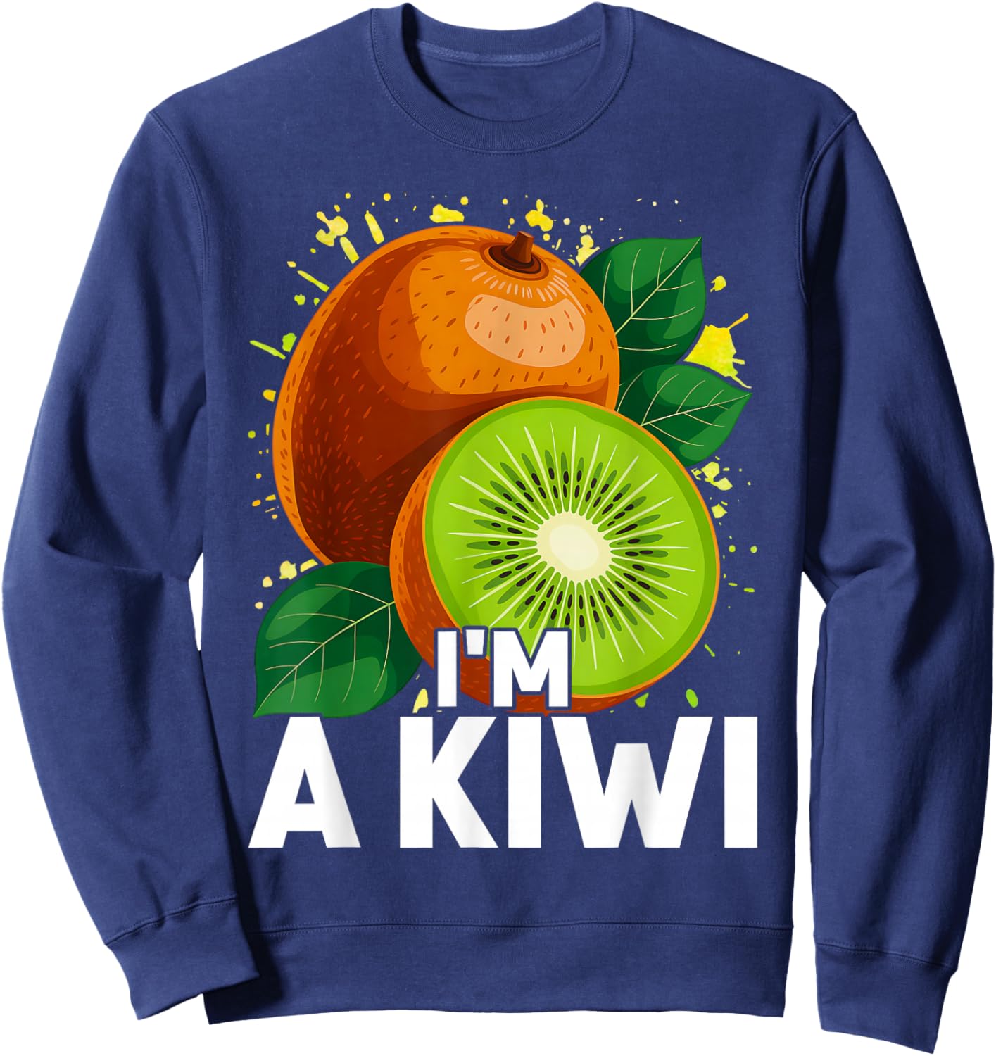 I'm A Kiwi Halloween Costumes Men Women Kids Sweatshirt - Sweatshirt | Navy