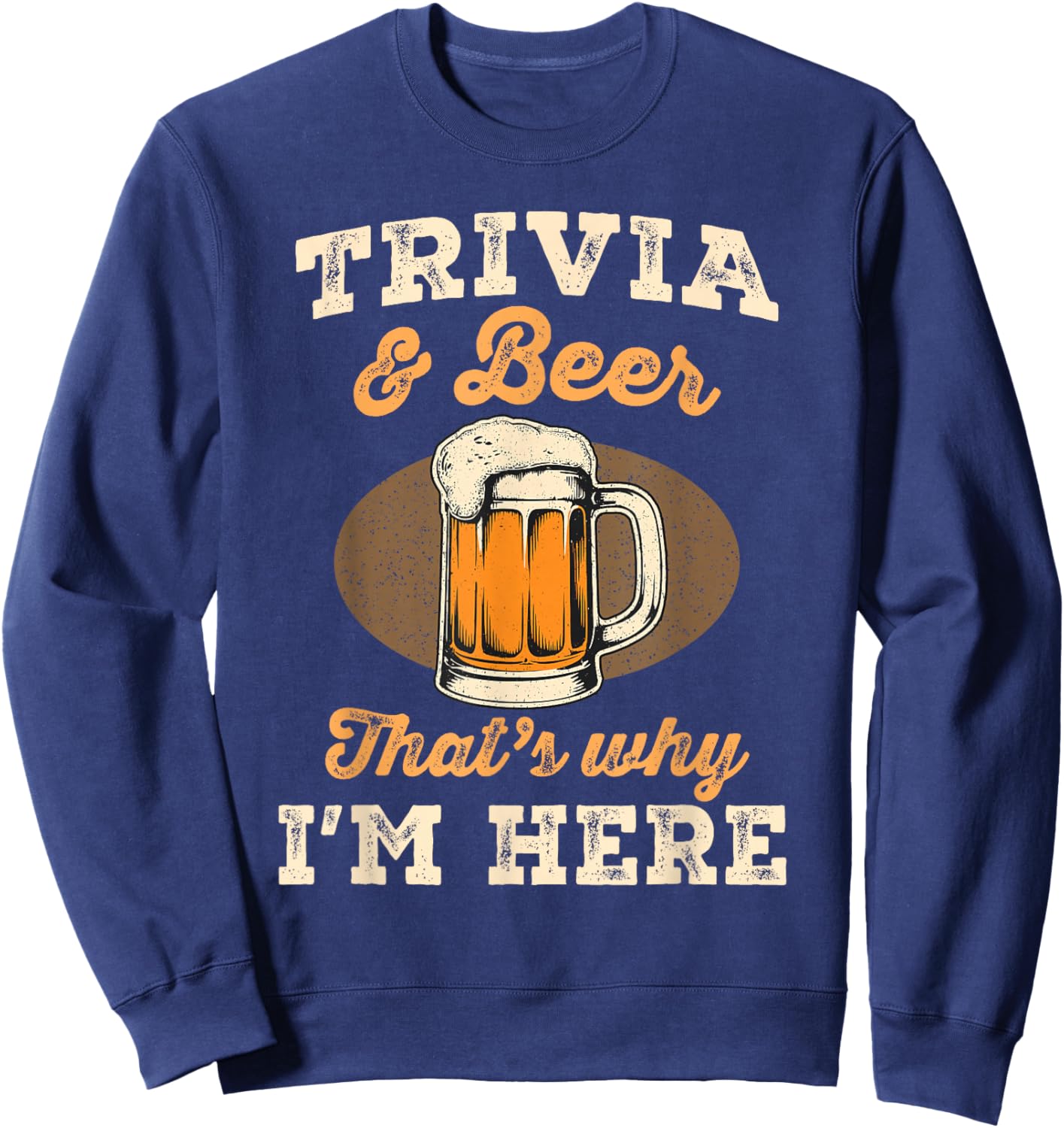 Funny Trivia Game Night Sweatshirt - Sweatshirt | Navy