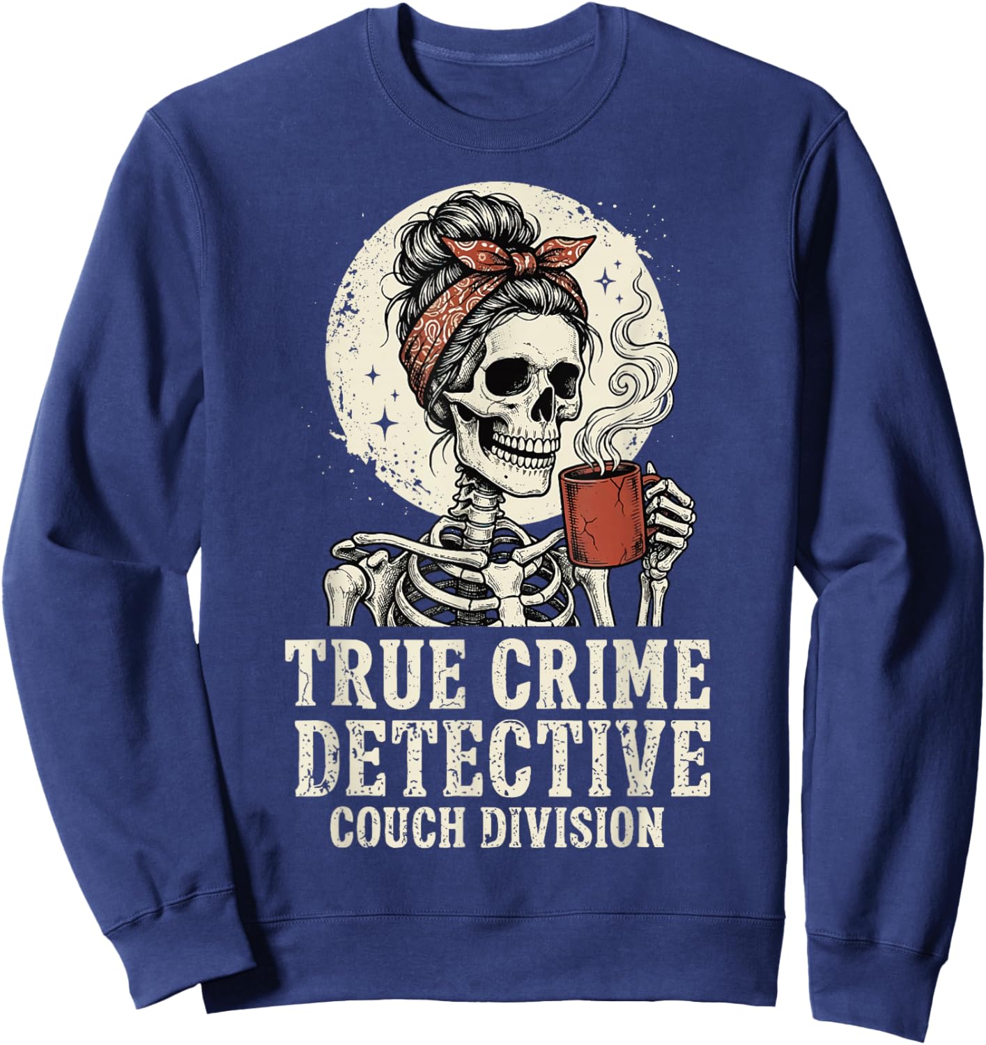 True Crime Detective Couch Division Sweatshirt - Sweatshirt | Navy