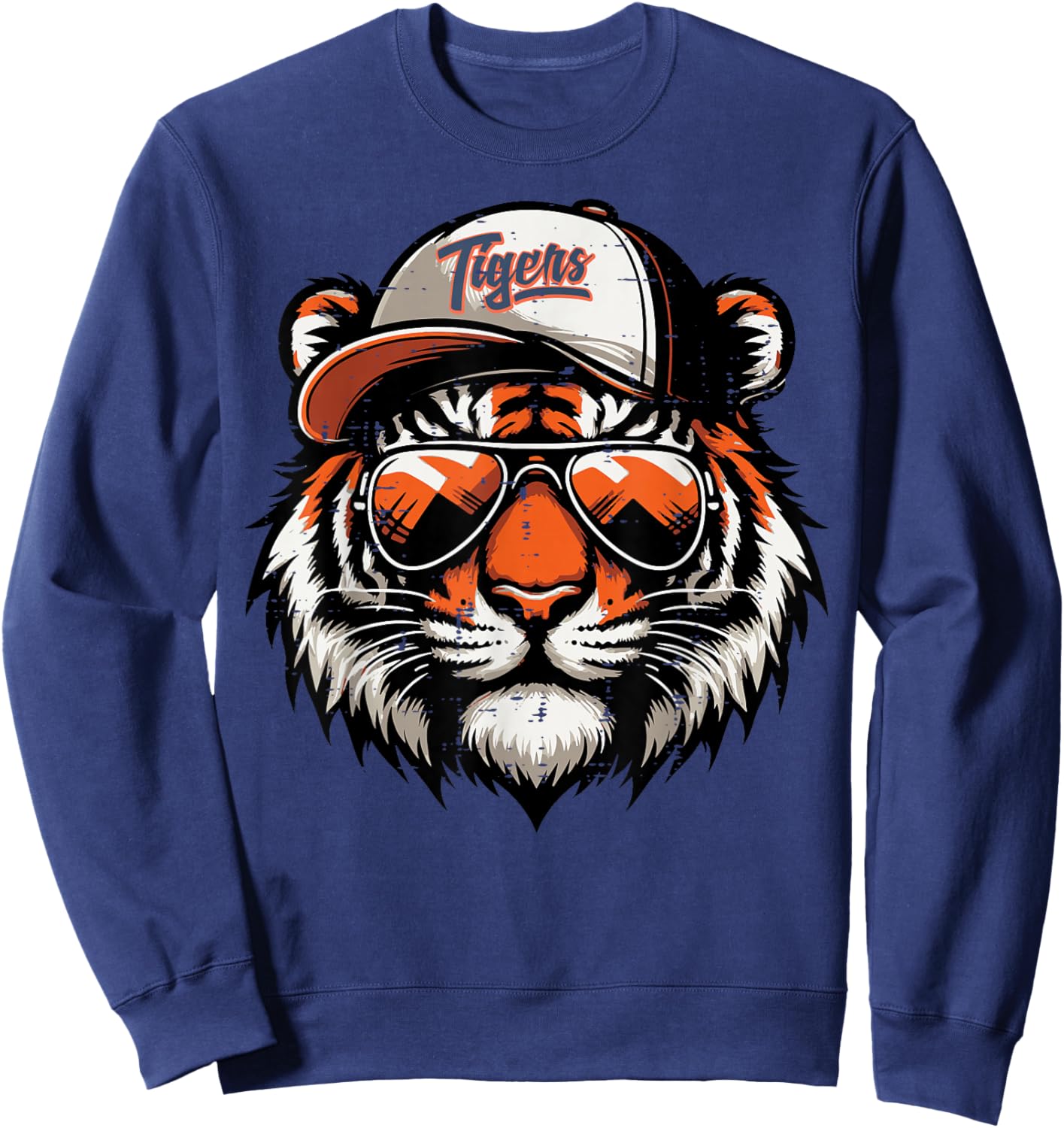Tiger Men Kids Boys Girls Youth Teen Women Sweatshirt - Sweatshirt | Navy