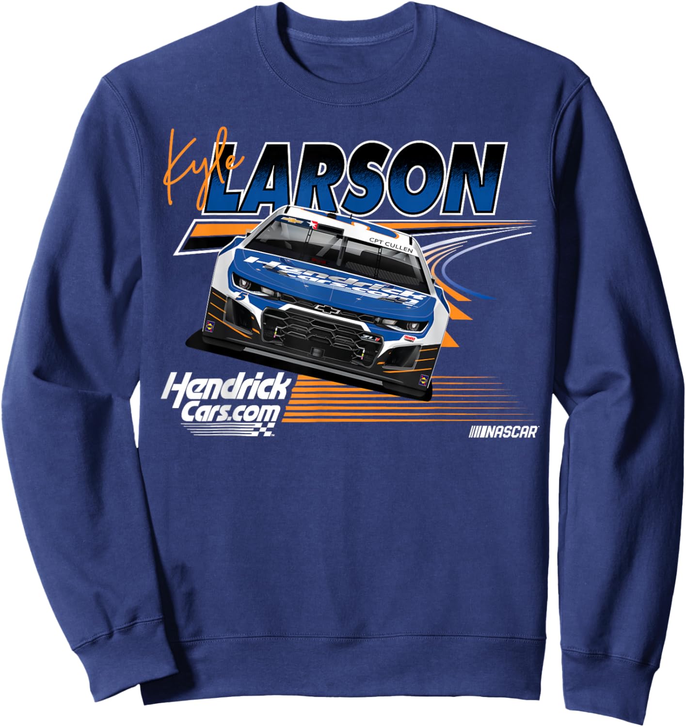 NASCAR - Kyle Larson - Race Lines Sweatshirt - Sweatshirt | Navy
