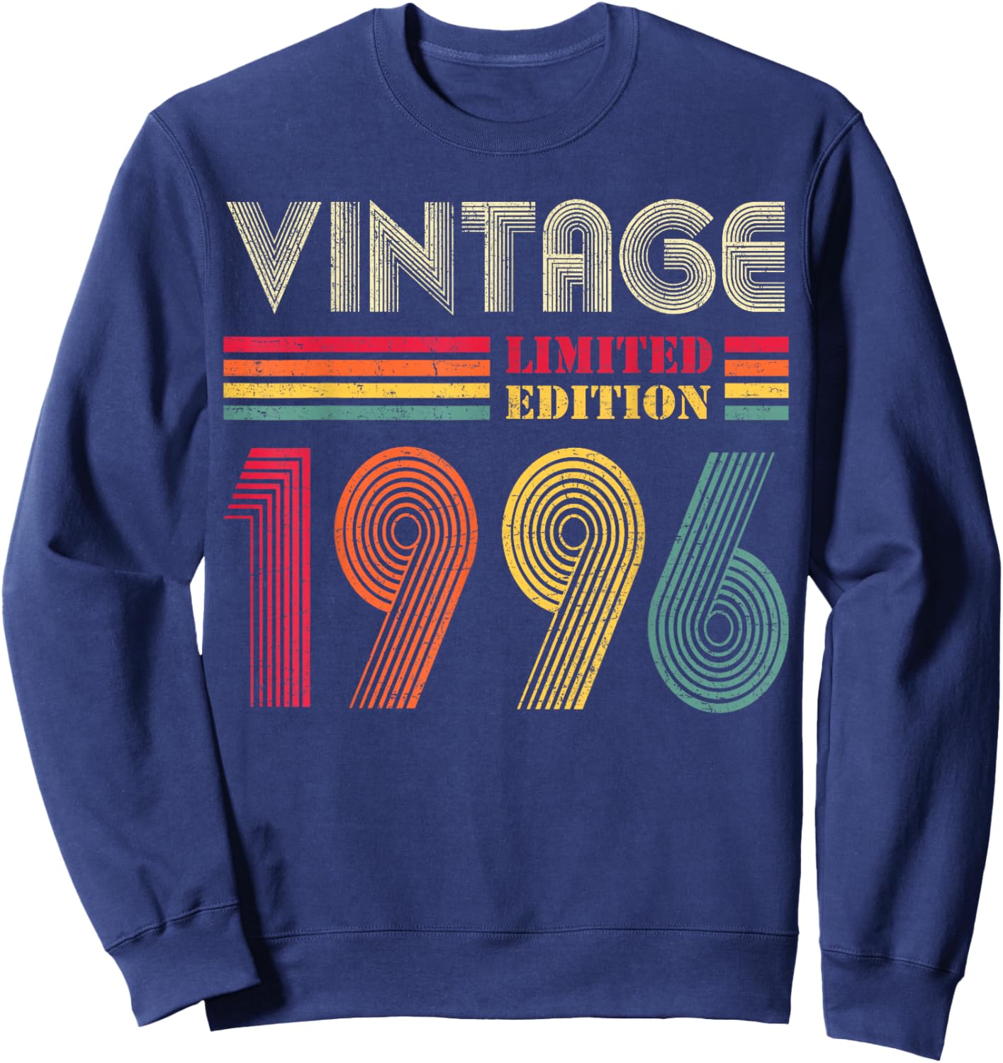 Vintage 1996 30th Birthday Gift Men Women 30 Years Old Sweatshirt - Sweatshirt | Navy