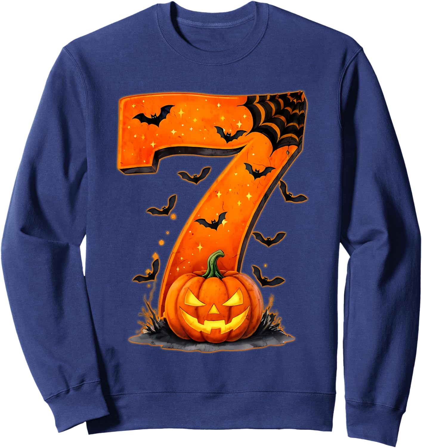 Funny 67 Six Seven Meme Couple Matching Halloween Costume Sweatshirt - Sweatshirt | Navy