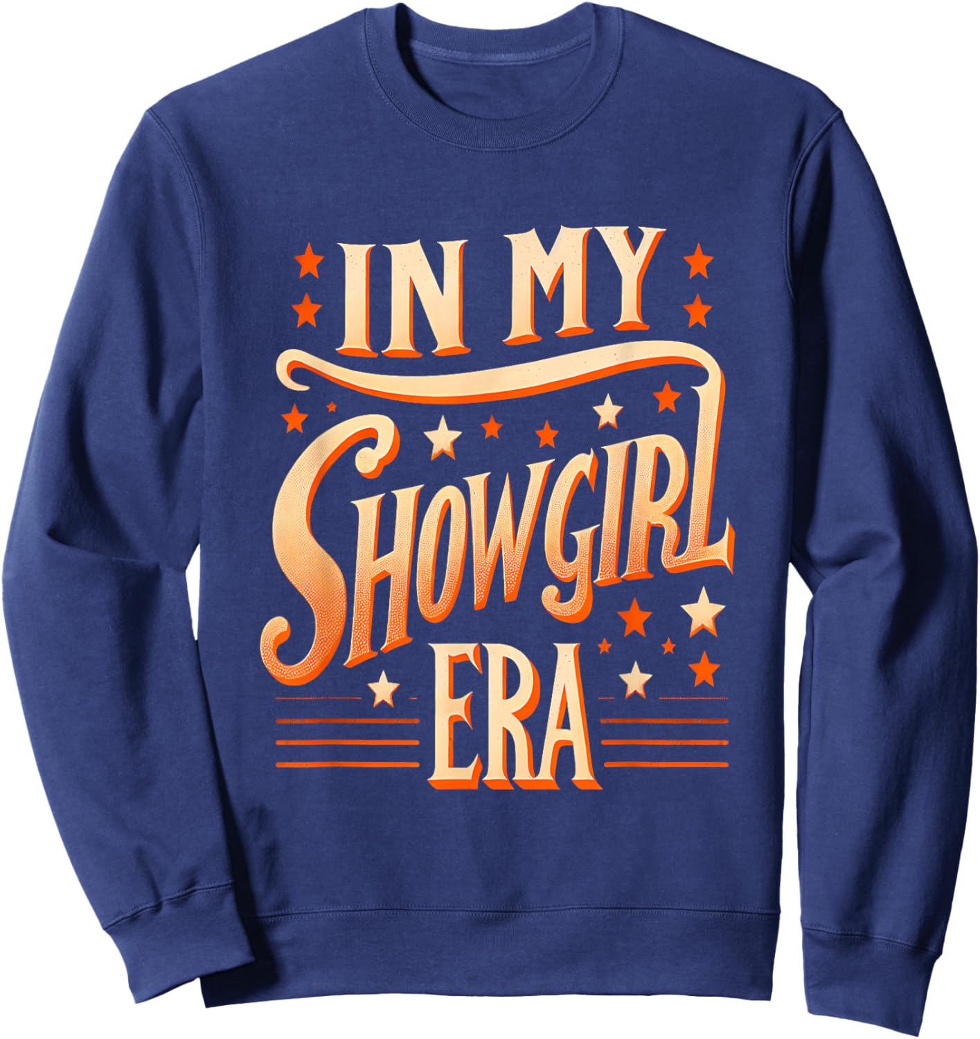 Vintage Showgirl Shirt for Youth Girls Women Kids Sweatshirt - Sweatshirt | Navy