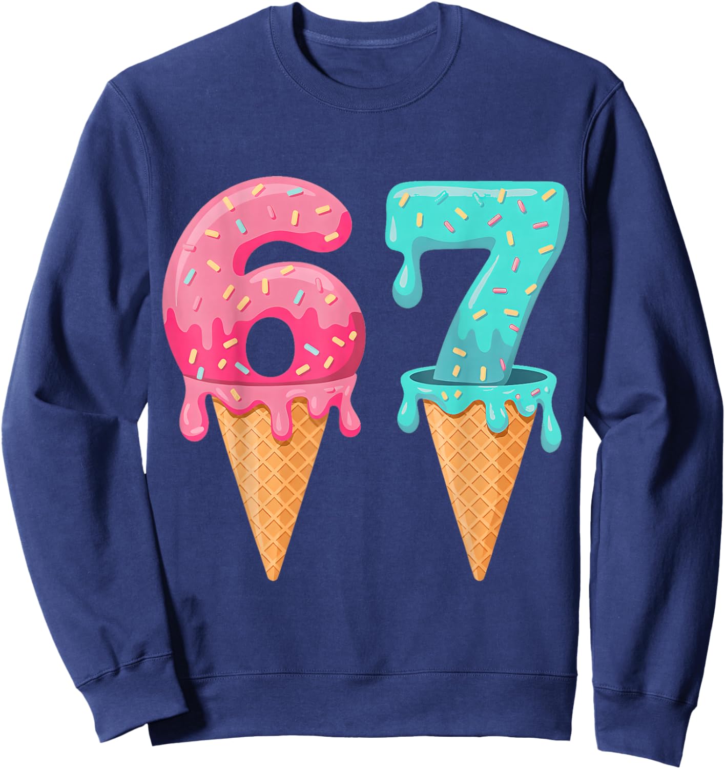 Baseball Life Style 101 Apparel Youth Drip Baseball Boys Kid Sweatshirt - Sweatshirt | Navy