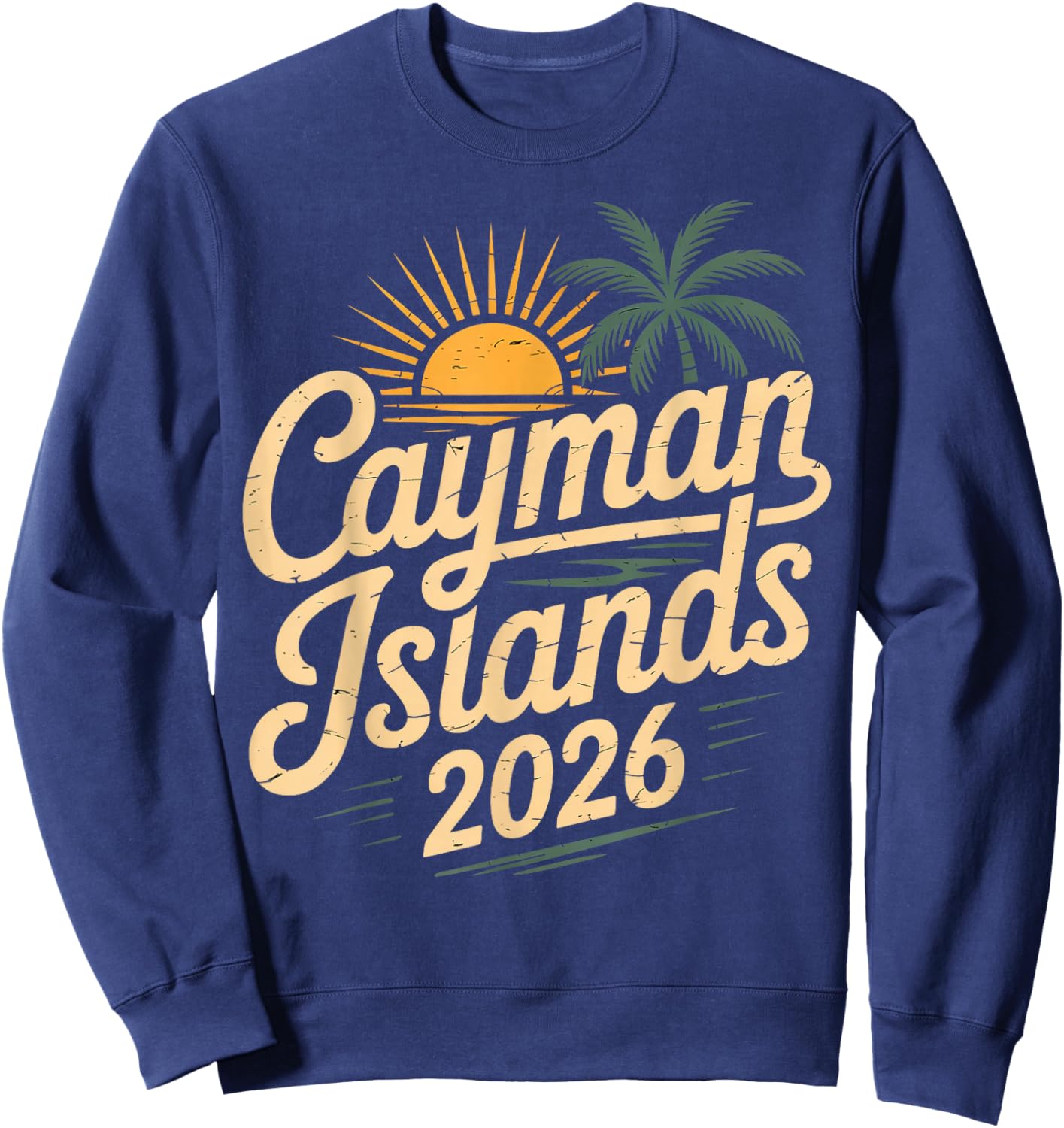 Cayman Islands 2026 Family Trip Friends Vacation Matching Sweatshirt - Sweatshirt | Navy
